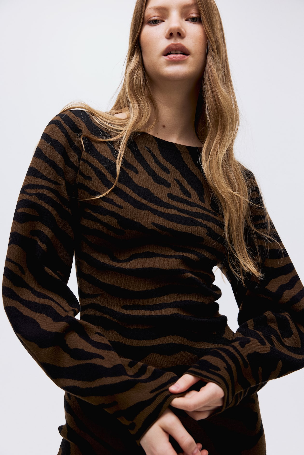 Jacquard-Knit Dress - image 4