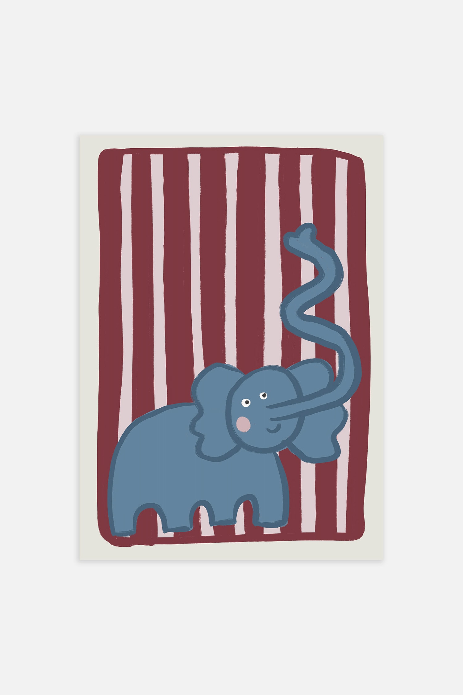 Póster Curious Elephant
