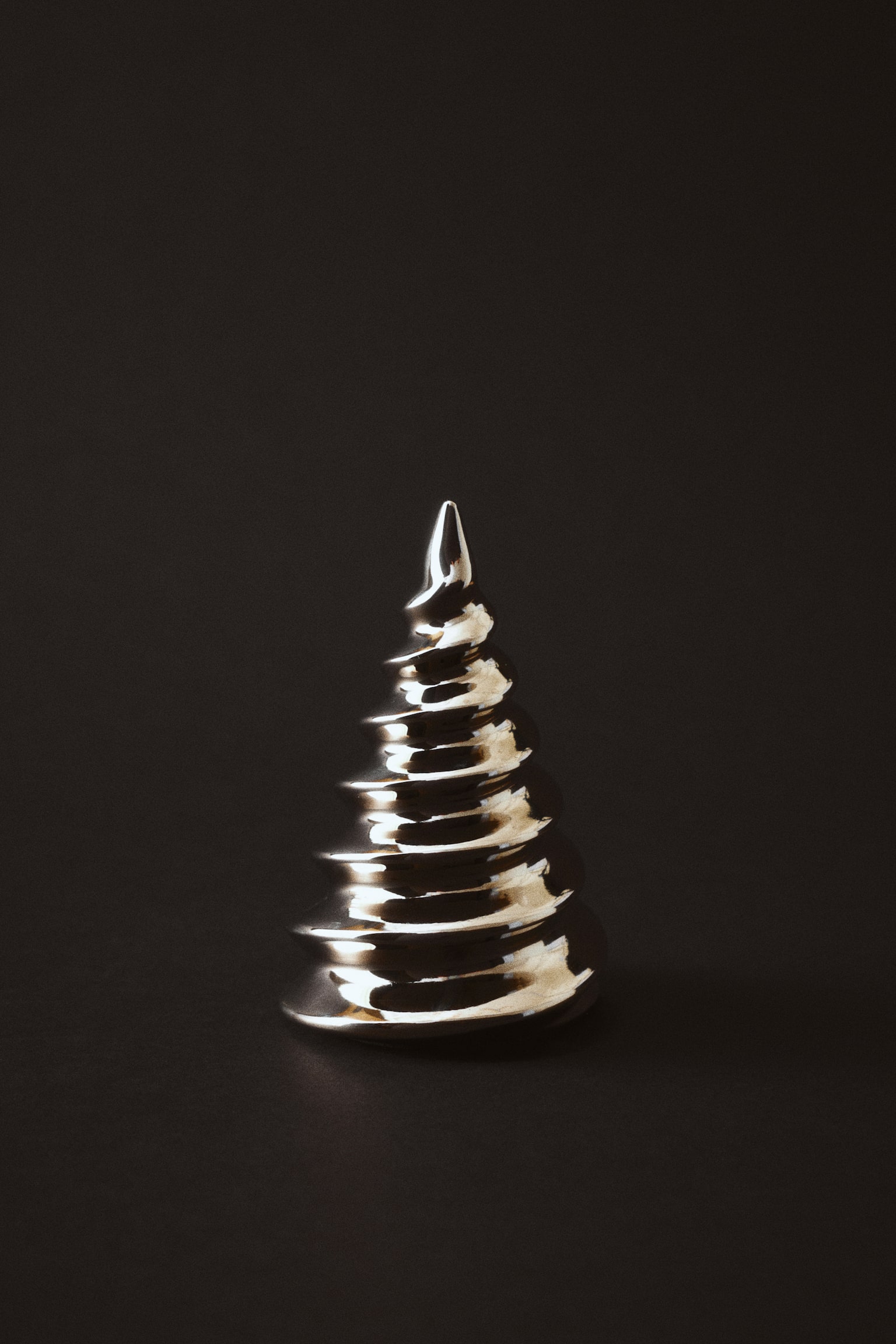 Weihnachtsschmuck aus Metall - Silberfarben/Tanne - 1