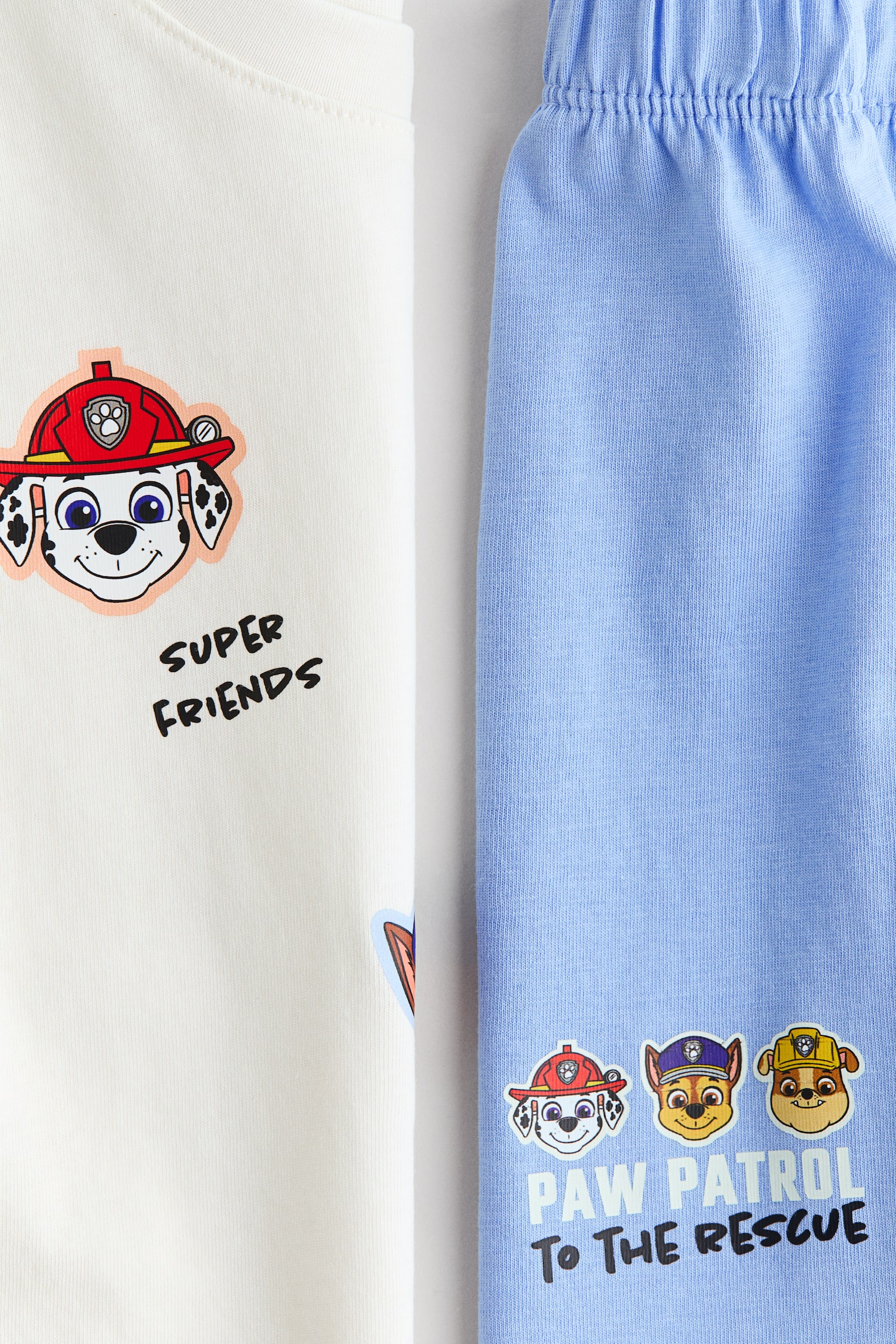 Printed cotton pyjamas - Light blue/PAW Patrol/Cream/Pokémon/Light blue/Lilo & Stitch/Green/Minecraft/Mint green/Cars/Blue/Bluey/Light grey marl/Mickey Mouse/Red/Spider-Man - 2
