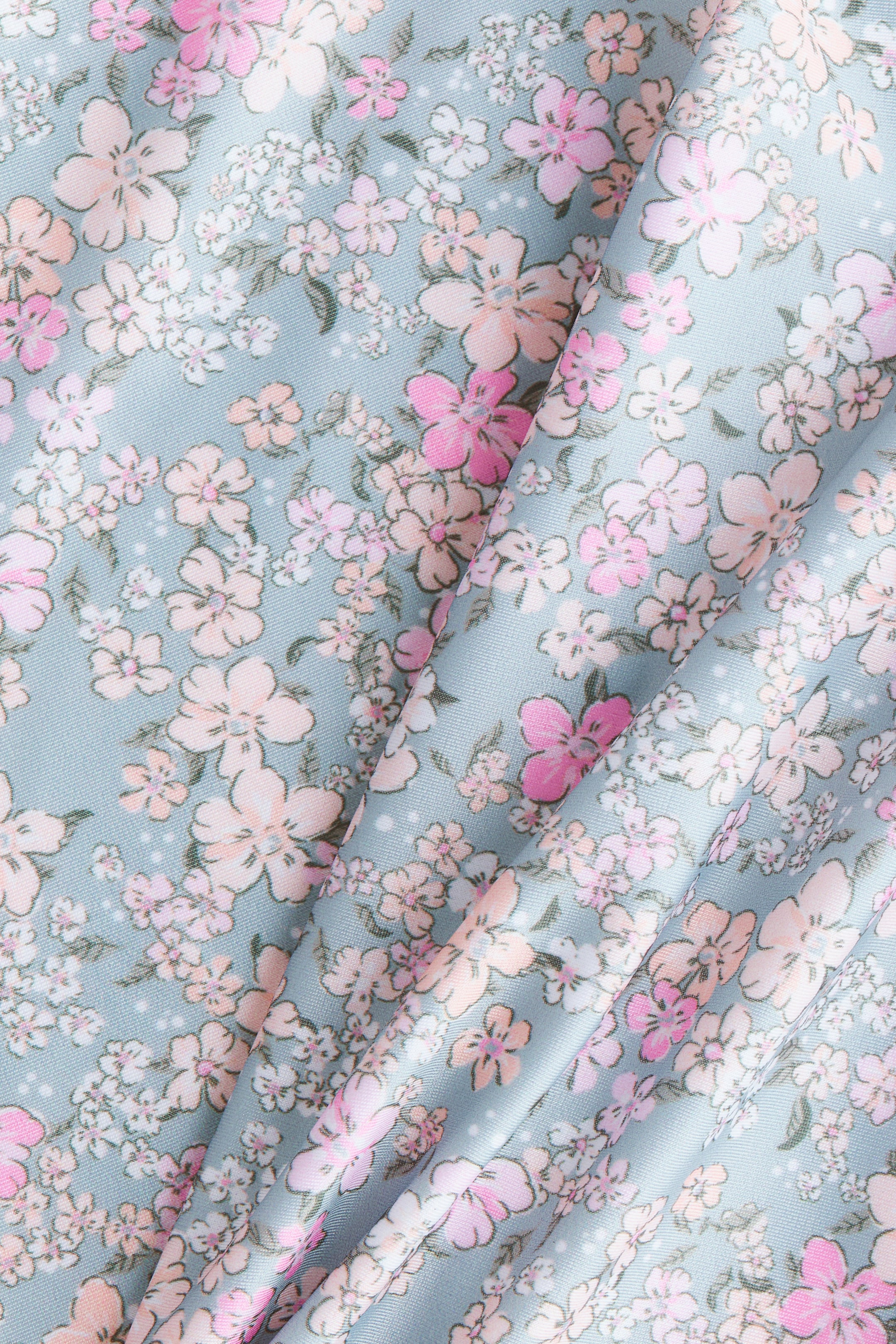 Agrandir l'image: Top de bain volanté UPF 50 - Turquoise clair/fleuri - ENFANT | H&M CH 2