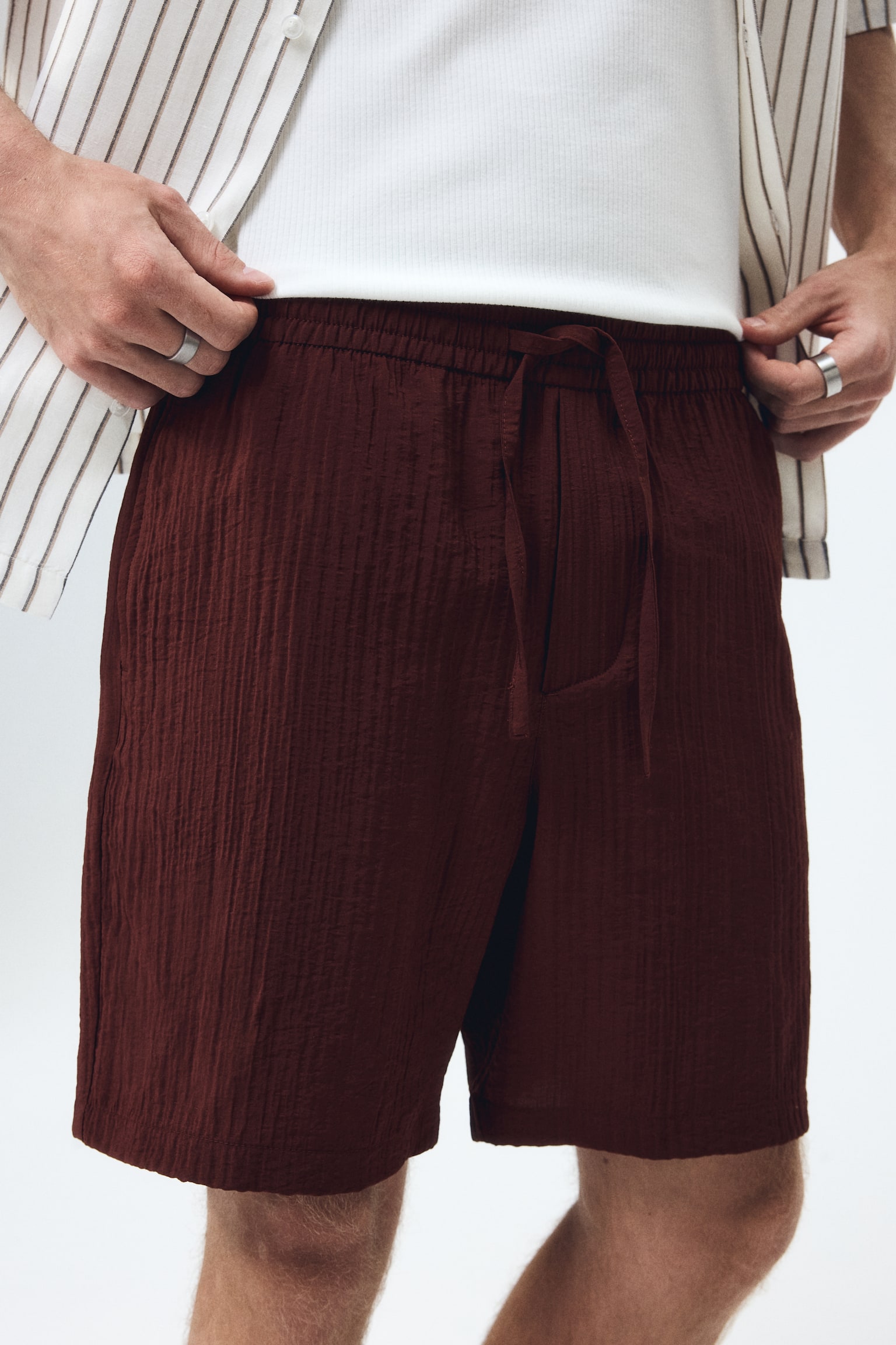 Relaxed Fit Textured shorts - 5