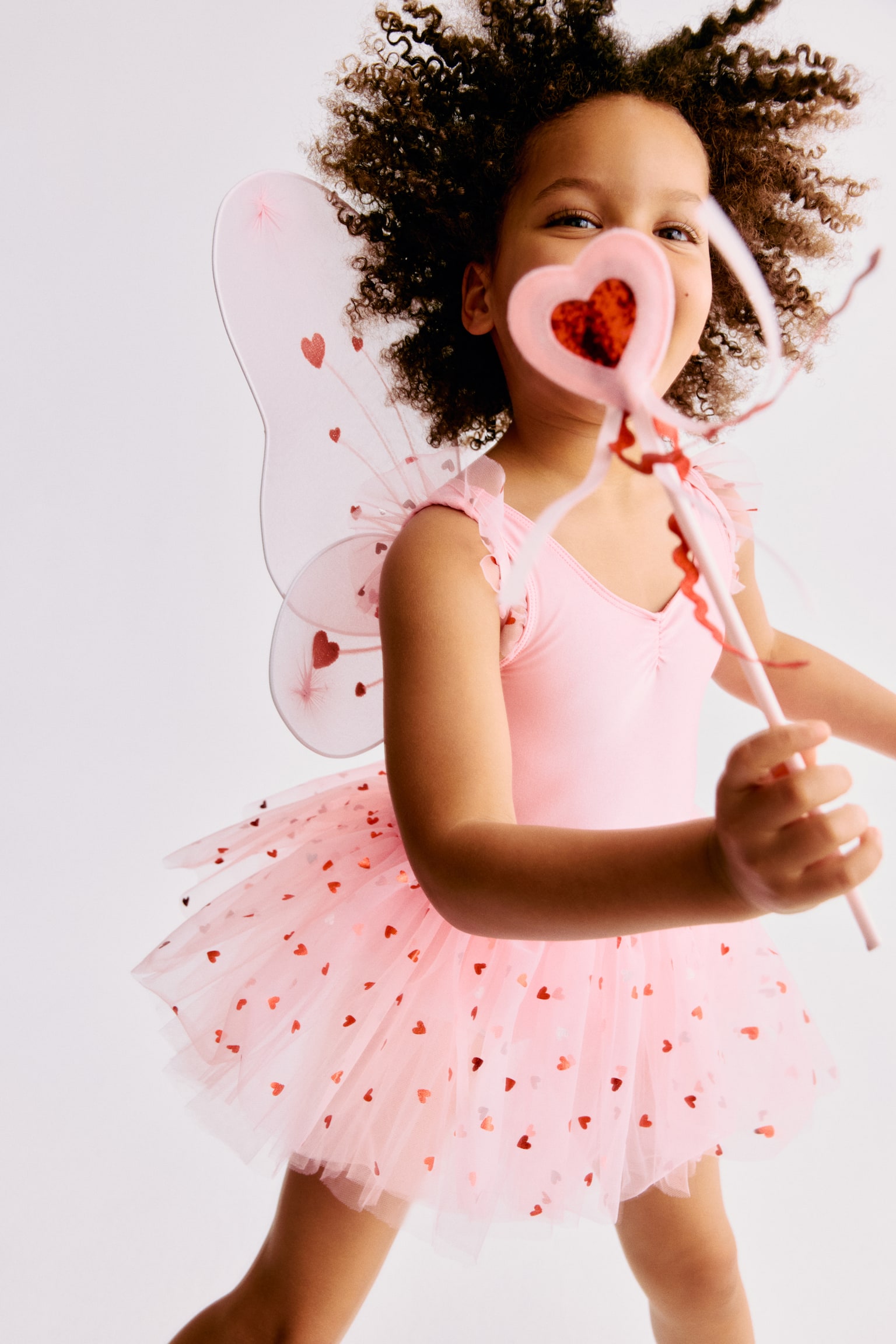 2-piece fancy dress wings set - Pink/Light beige/Gold-coloured - 5