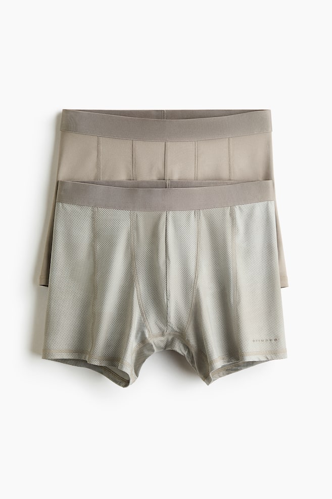 2er-Pack Sport-Trunks mit DryMove™ - Beige/Schwarz - 1