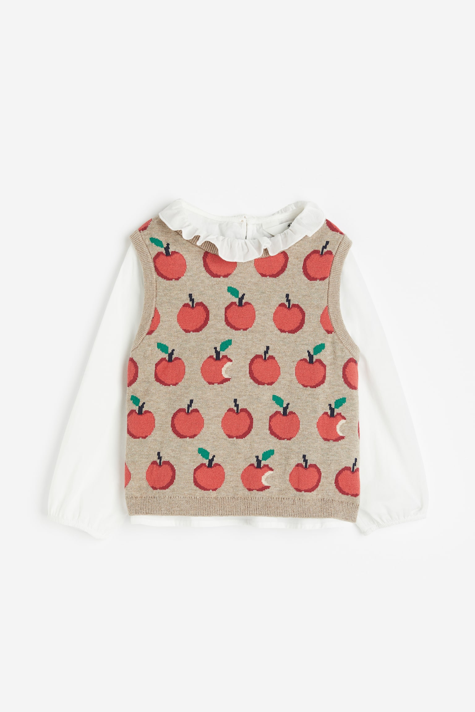 2-piece Set - Beige/Apples - 1
