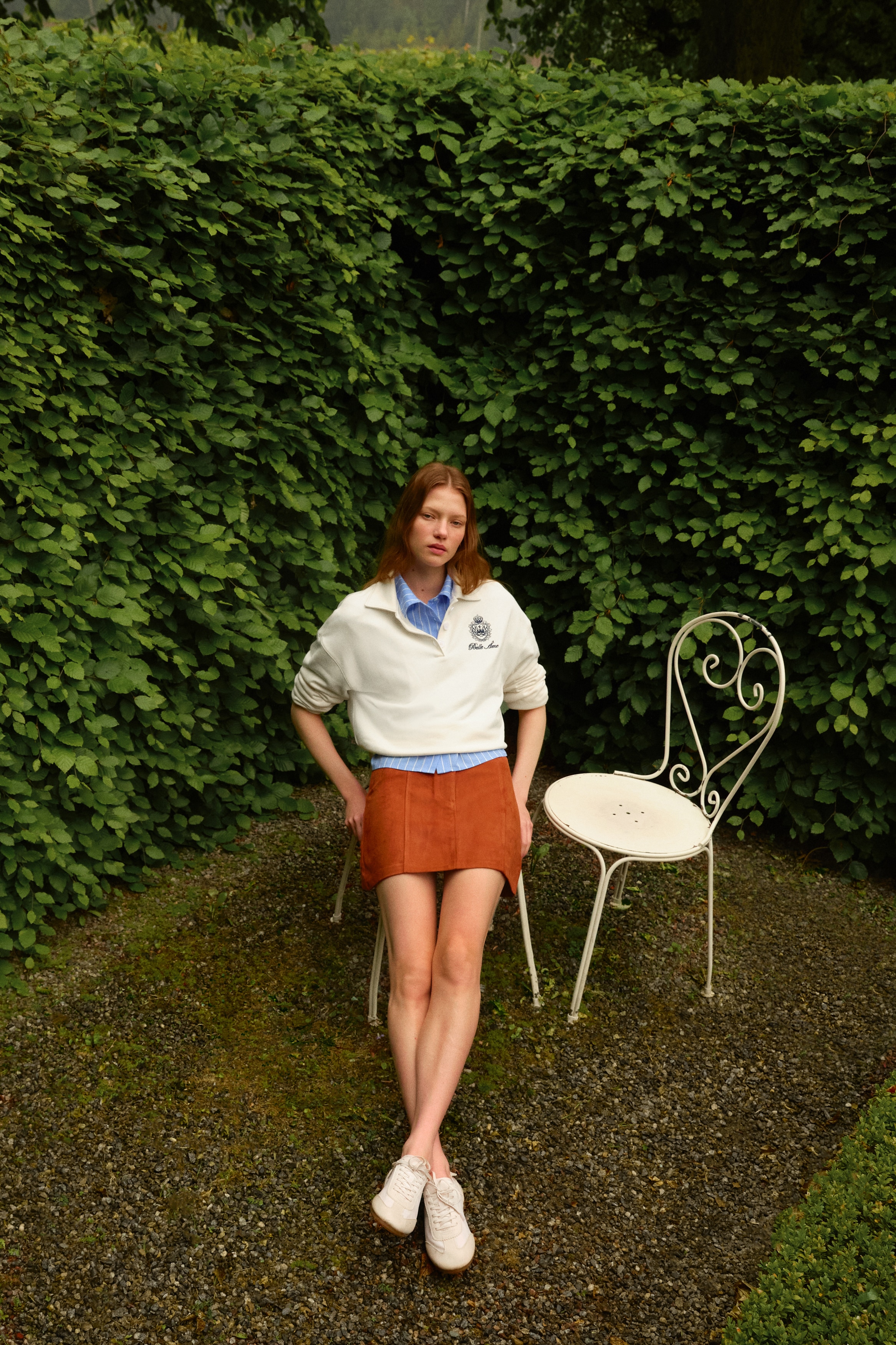 Loose-fit polo shirt