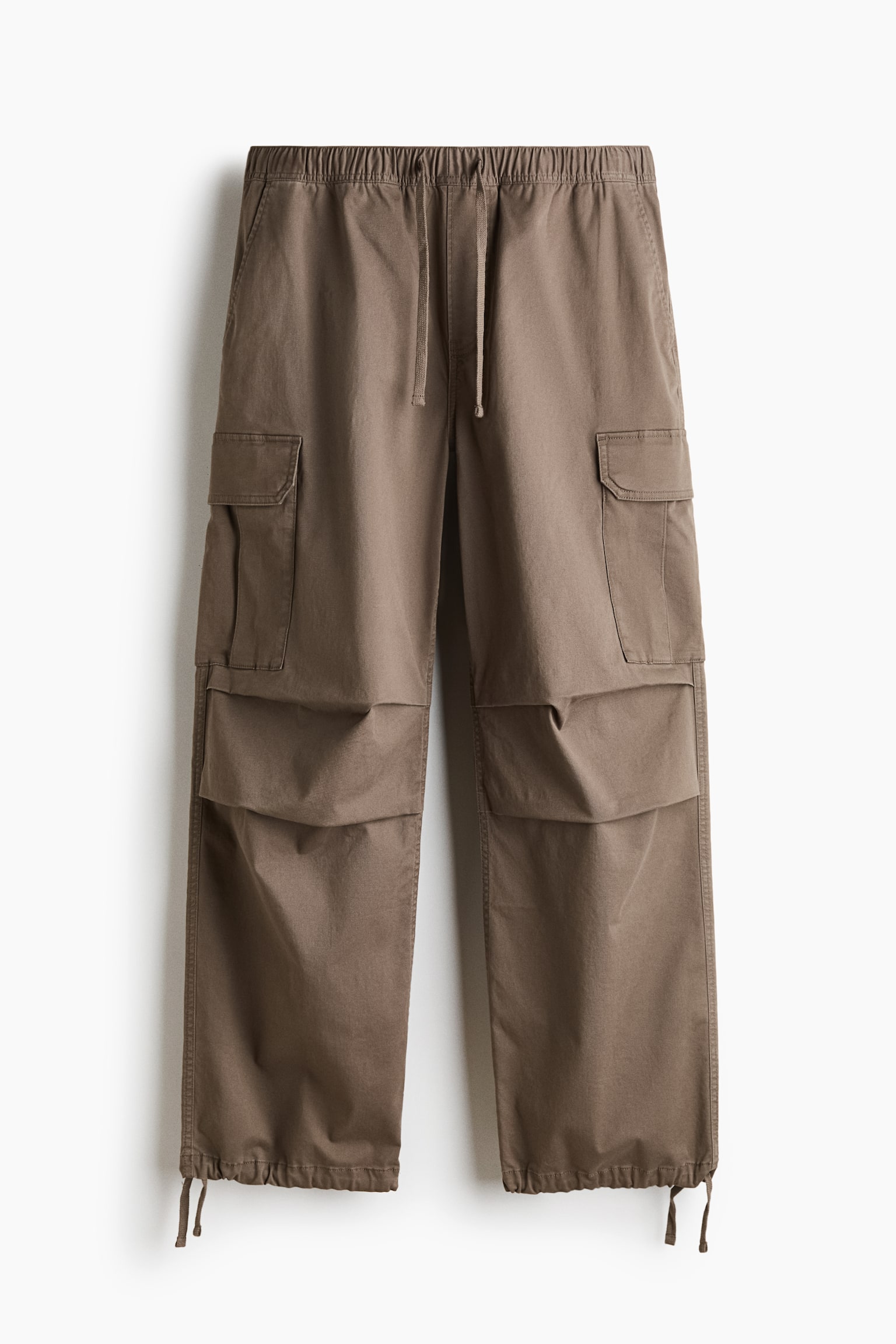 Loose-Fit Cargo Pants - Dark taupe/Black/Cream/Light beige