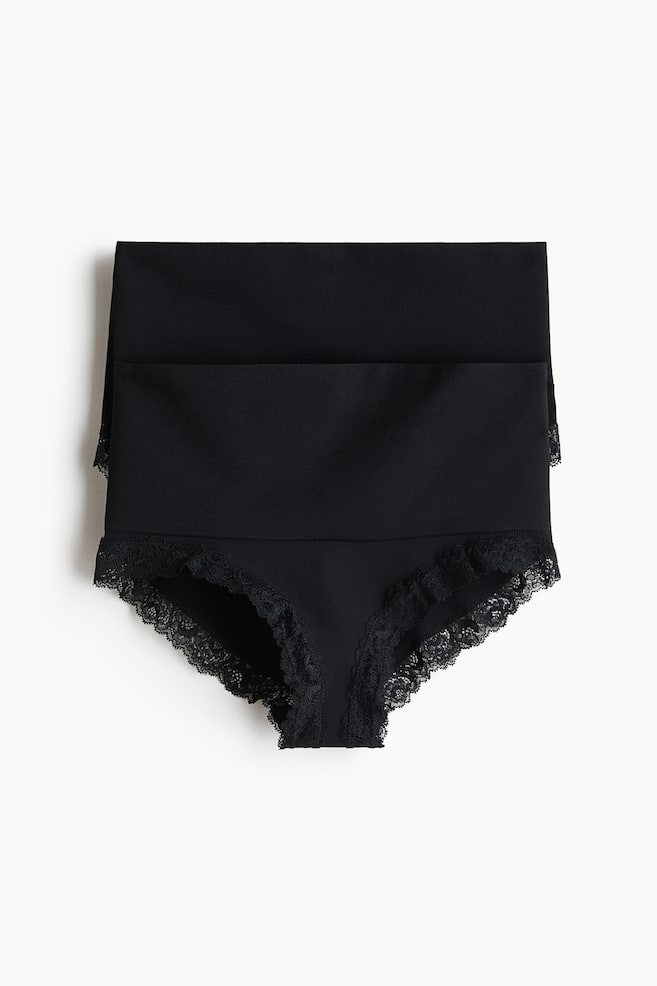 2-pack Medium Shape Briefs - Black/Brown - 1