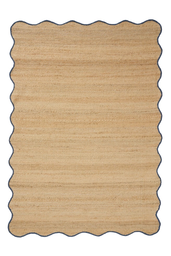 Tapis De Jute Mambo - Bleu/Marron/Mauve/Noir/Turquoise - 1
