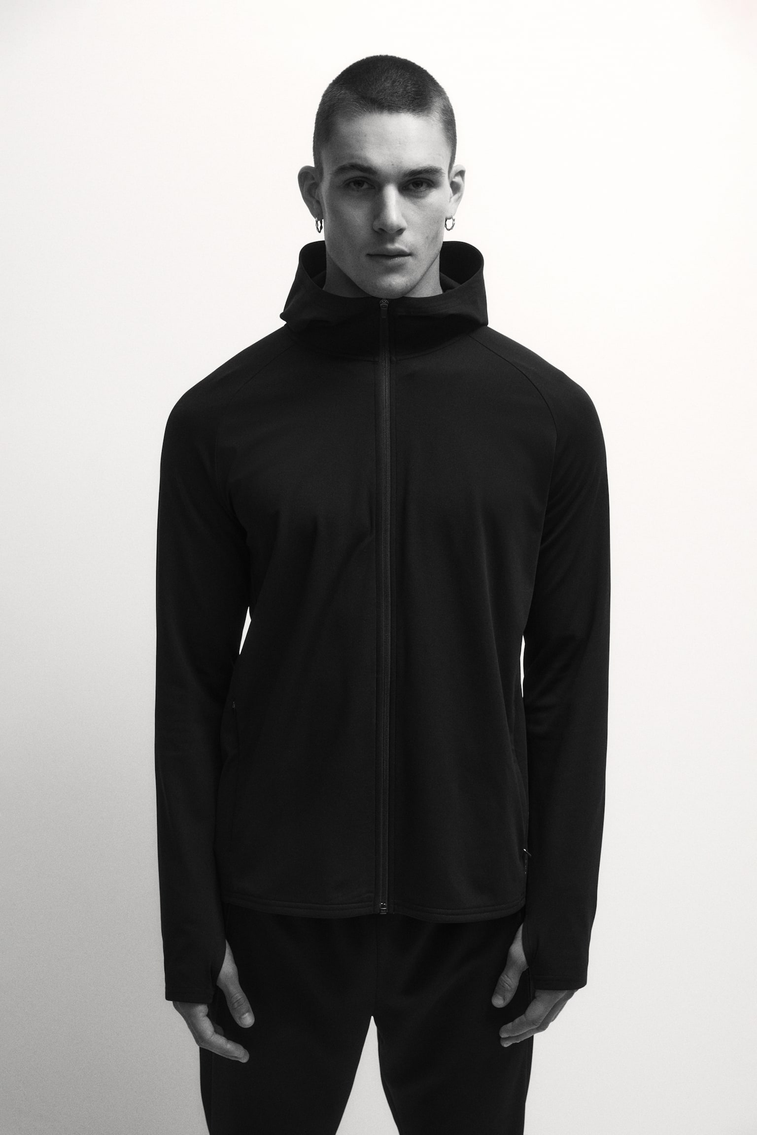 Regular Fit Sports jacket with ThermoMove™ - Black/Brown - 6