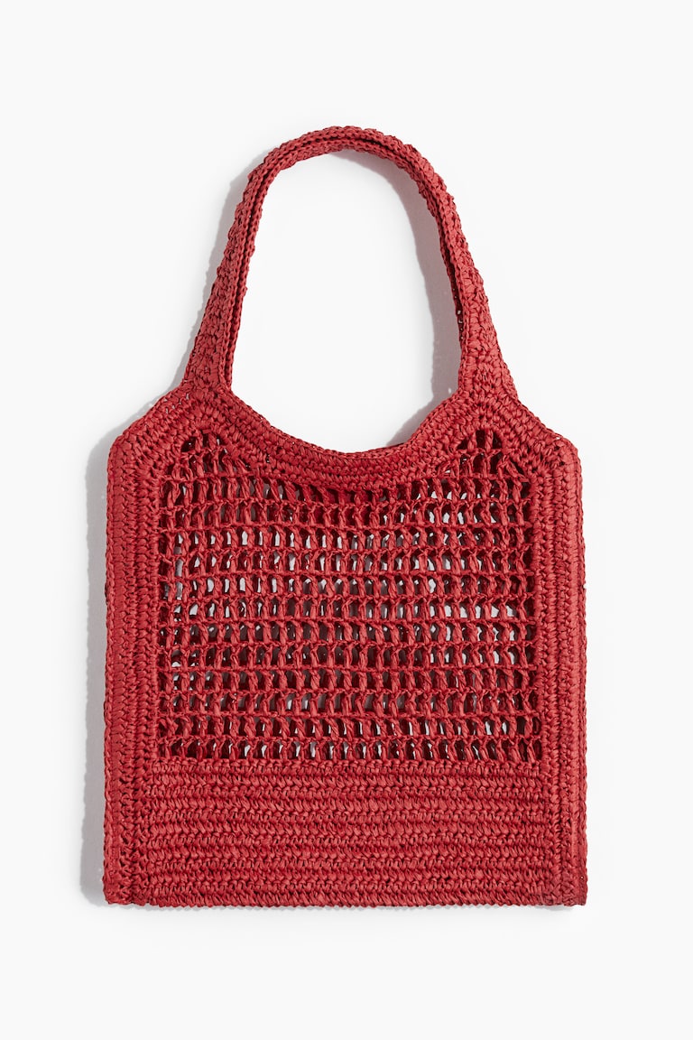 H&m Shopper Tasche Weinrot Umhängetasche Rote Damenhandtasche