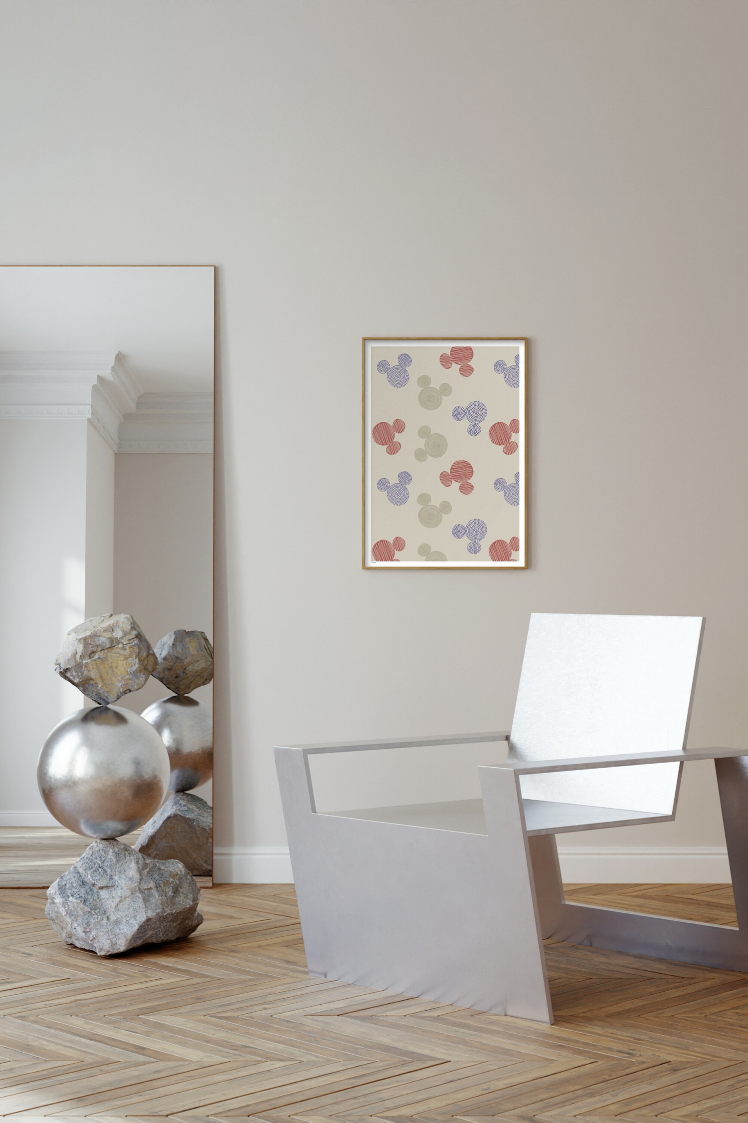 Disney - Green Mickey Pattern - Mickey Mouse