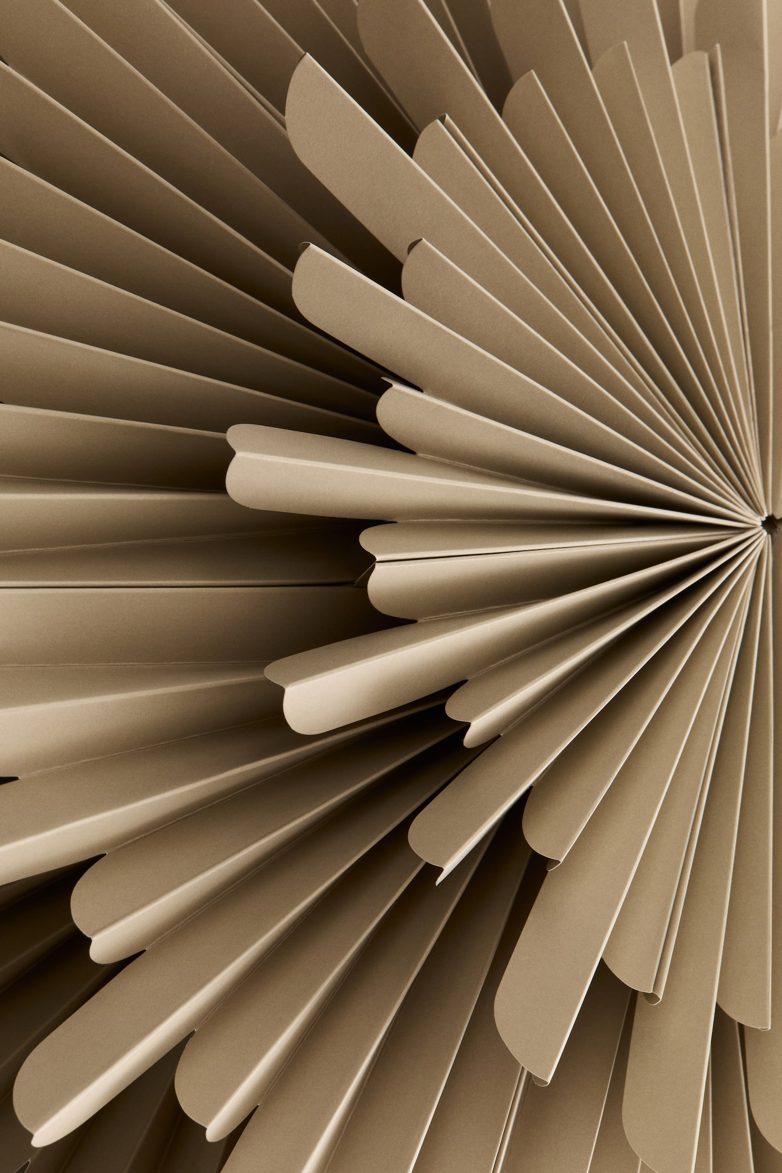 Abat-jour en papier - Beige ancien/Blanc/étoile - 2