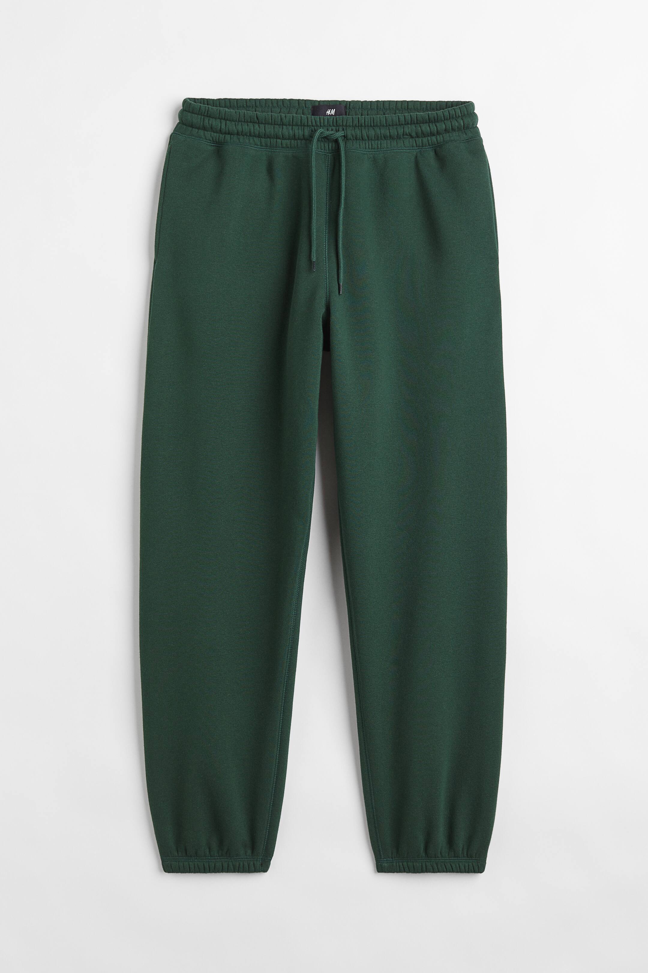 View larger image: Relaxed Fit Sweatpants - Dark green - Men | H&M 1