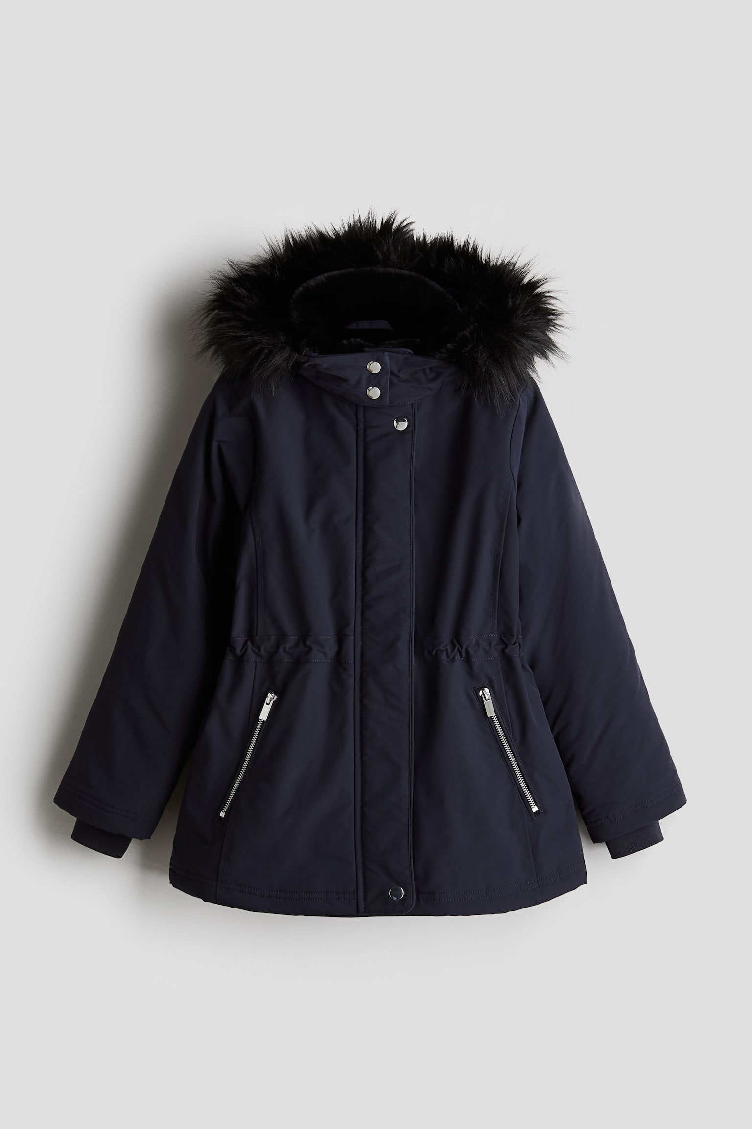 Padded parka - Navy blue/Black - 1