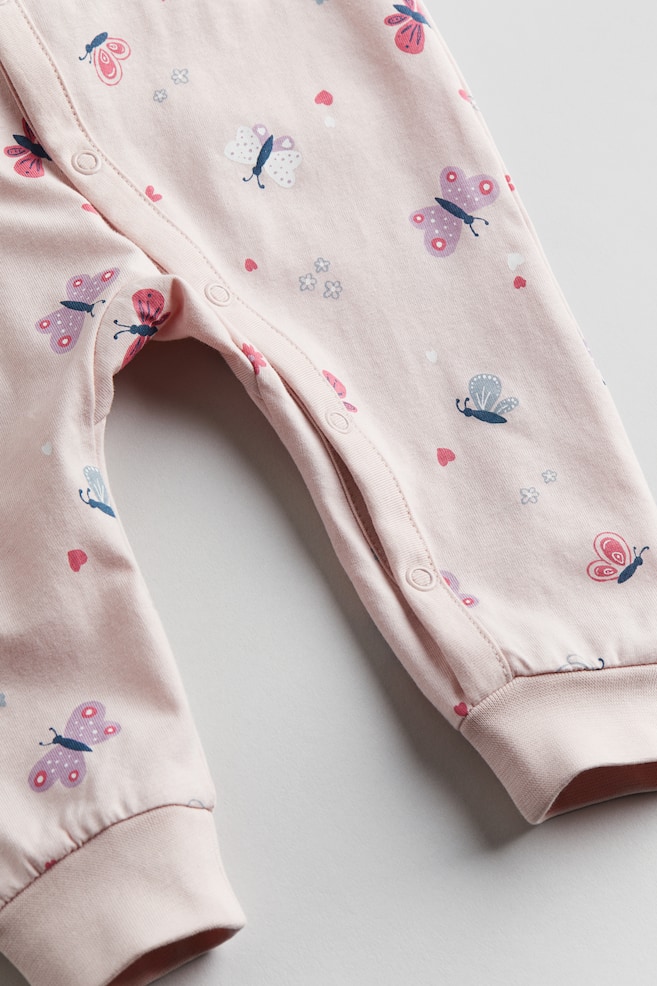 Pyjama à motif - Rose clair/papillons/Crème/dinosaures/Bleu clair/nuages/Blanc/girafes/dc - 2