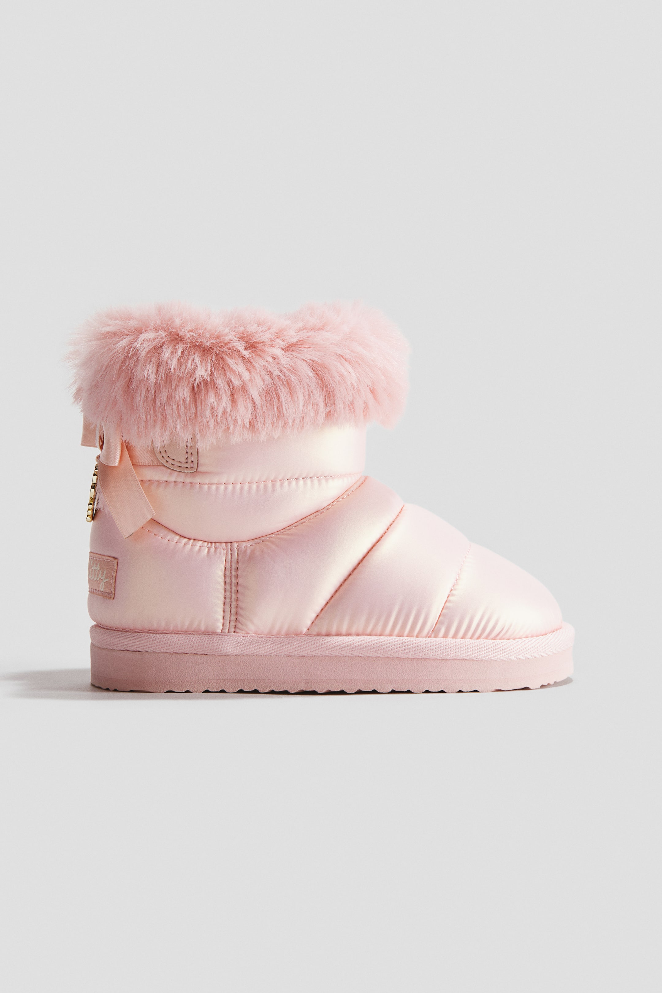 Ampliar la imagen: Botas de tejido peluche - Light pink/Hello Kitty - Kids | H&M MX 1