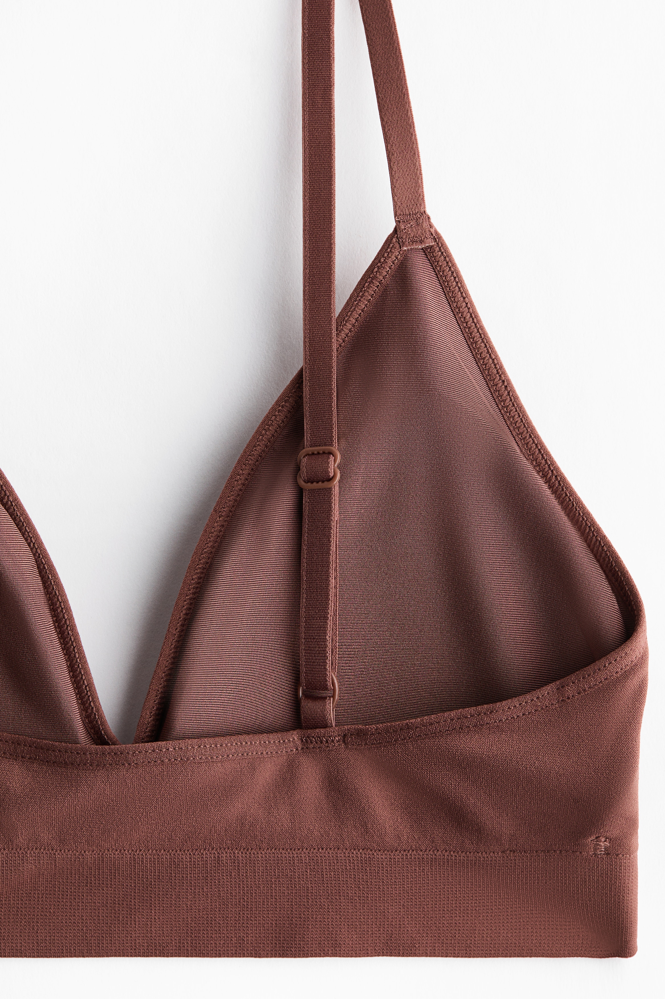 Seamless padded soft bra