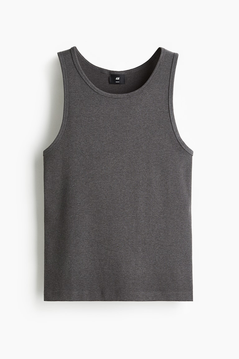Slim Fit Ribbed vest top