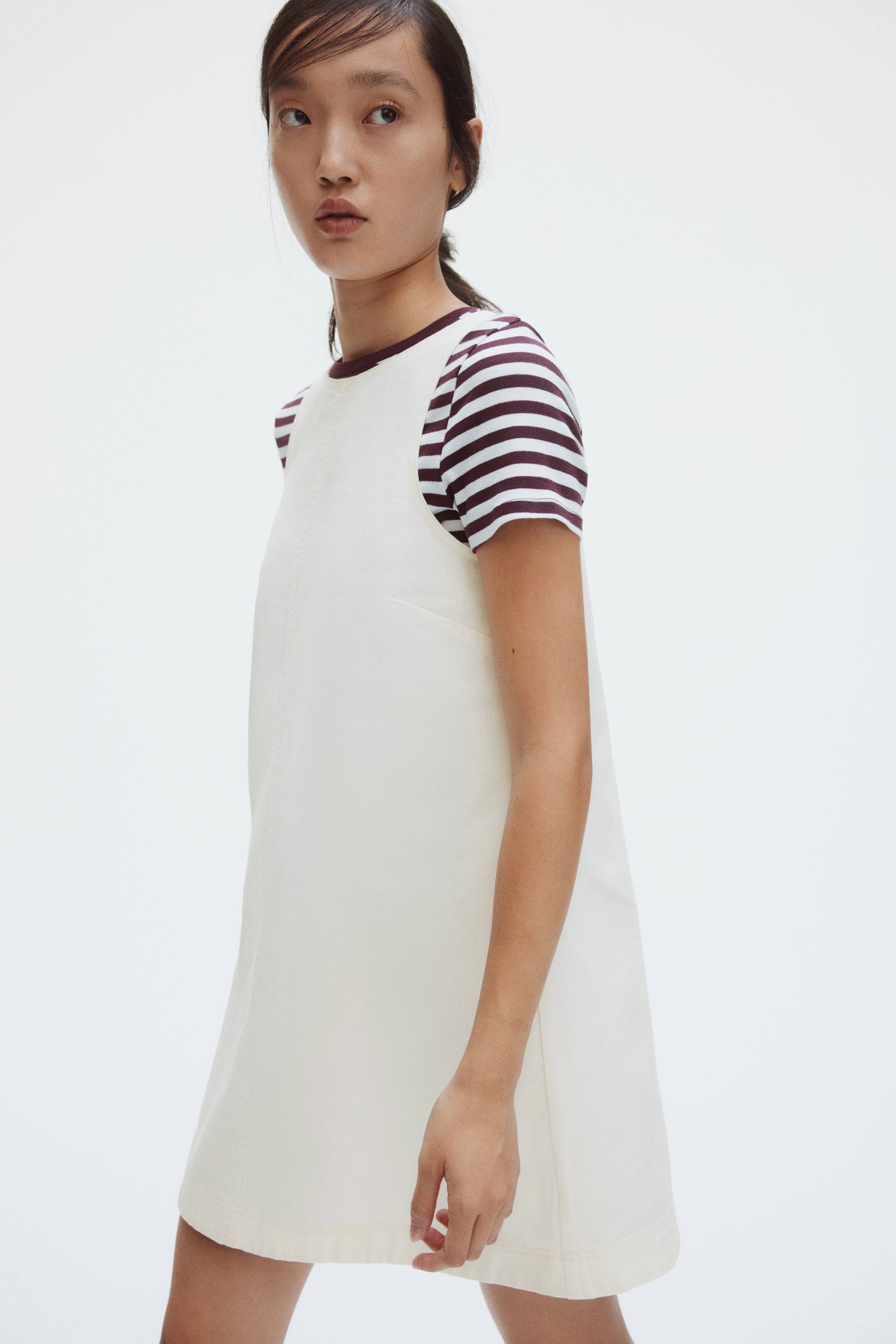 Xem ảnh lớn hơn: Váy suông không tay - Màu kem - Ladies | H&M VN 3