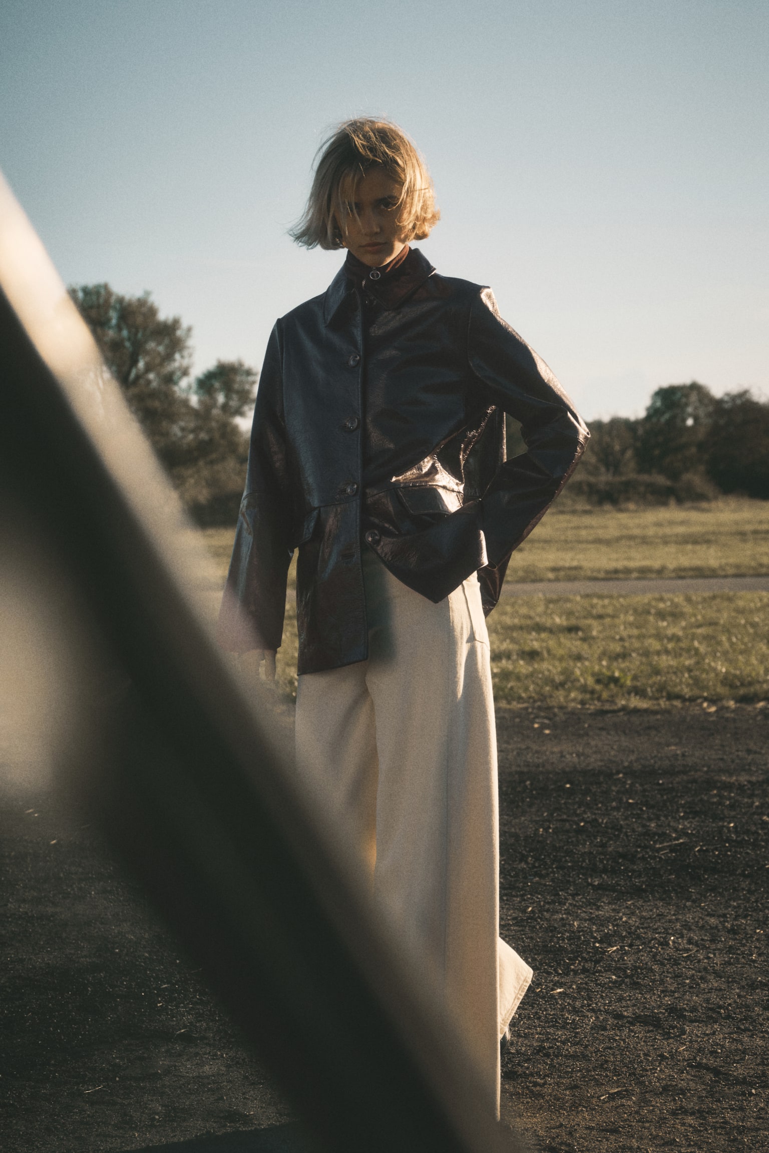 Leather jacket - Dark brown - 5