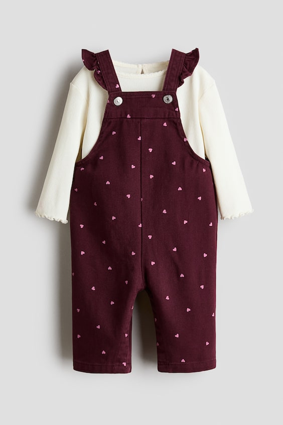 Детские топы H&M 2-Piece Cotton Set