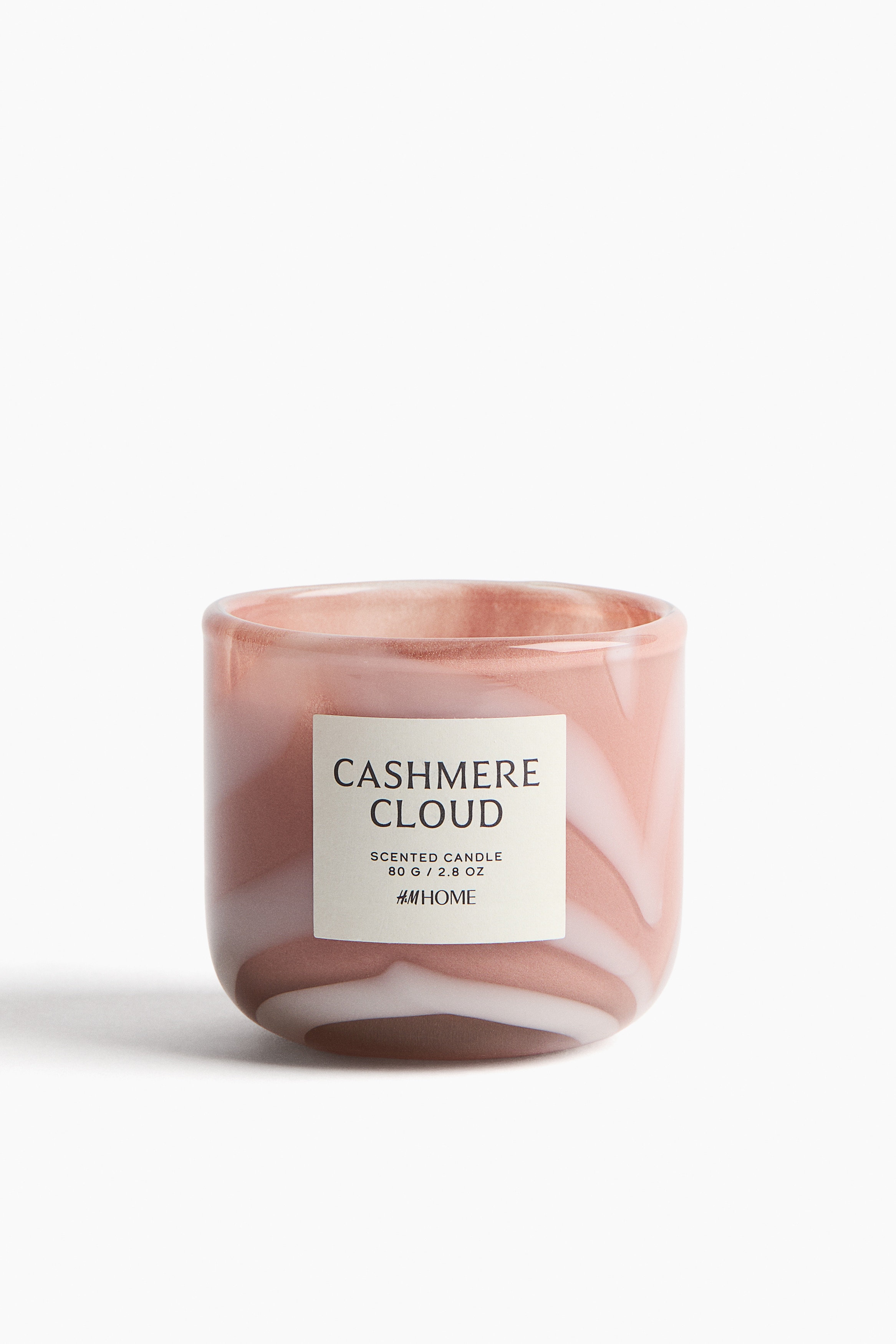 Scented candle in glass holderModel
