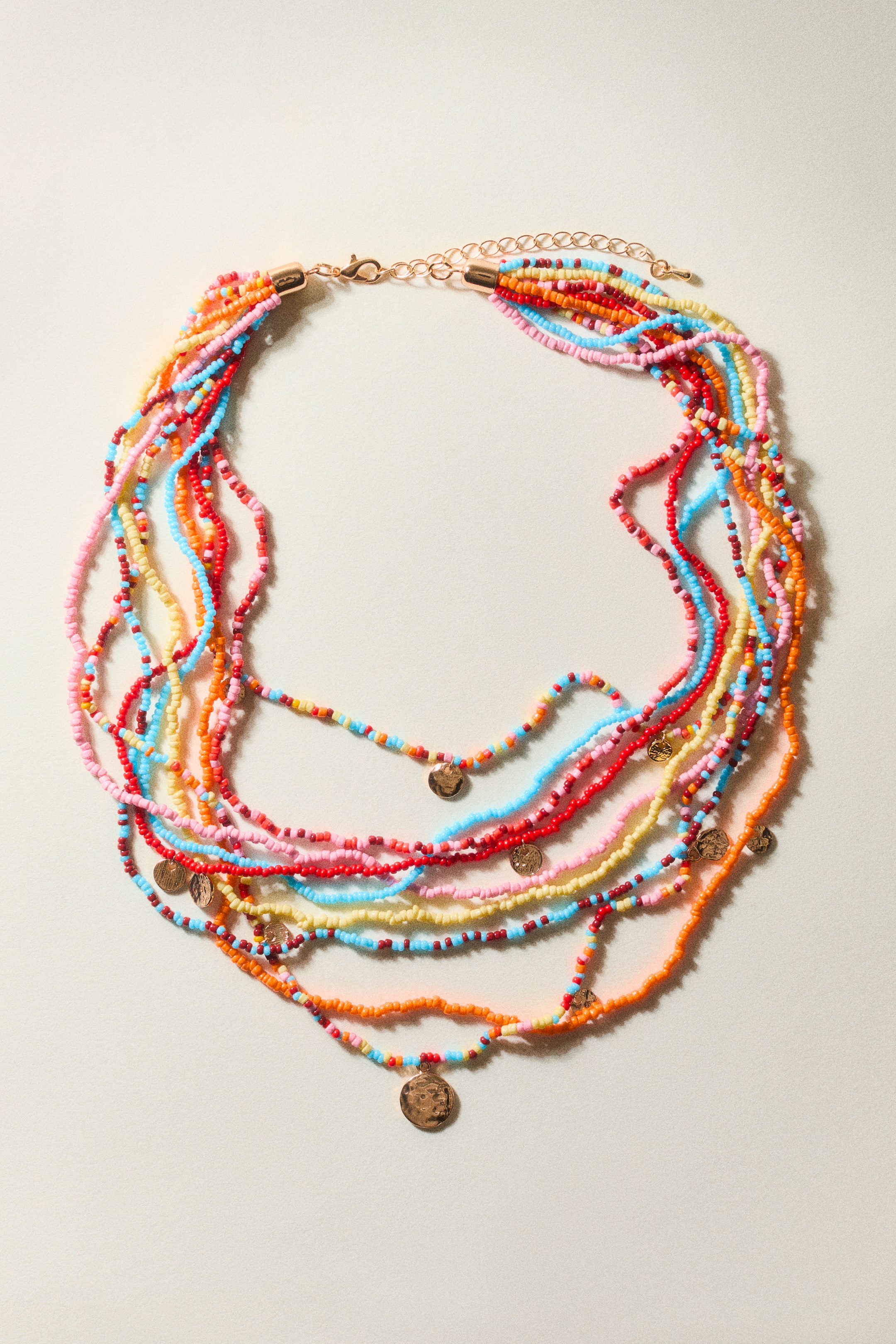 Beaded Multi-Strand Necklace