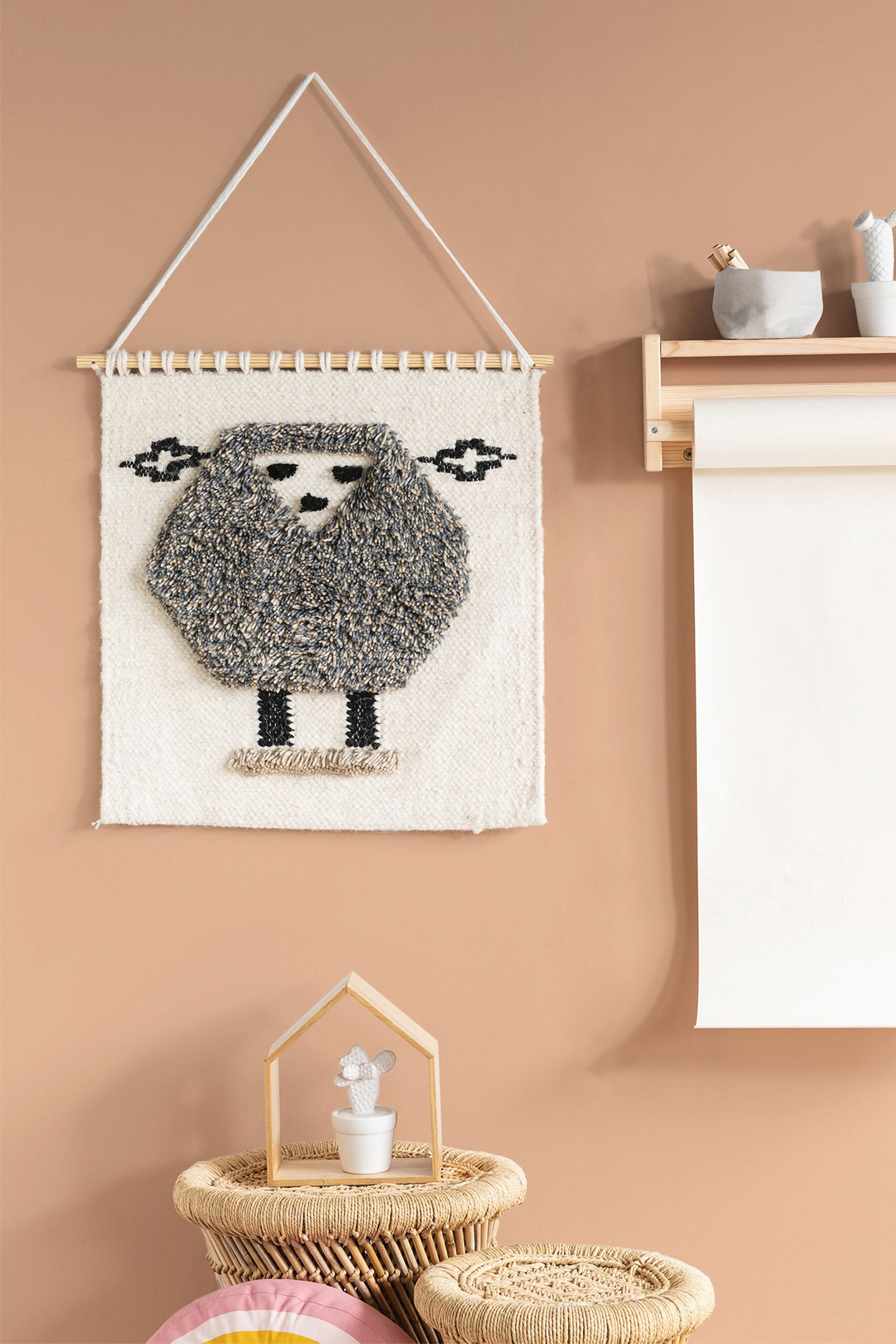 Wanddeko Shawn - Ivory