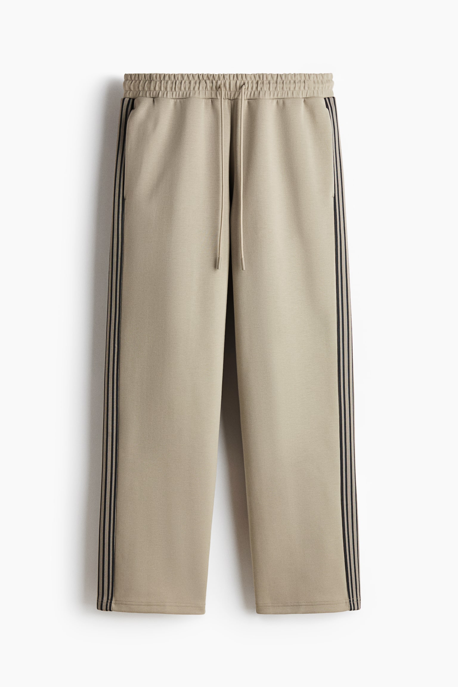 Loose Fit Sports joggers with DryMove™ - Beige/Black - 2