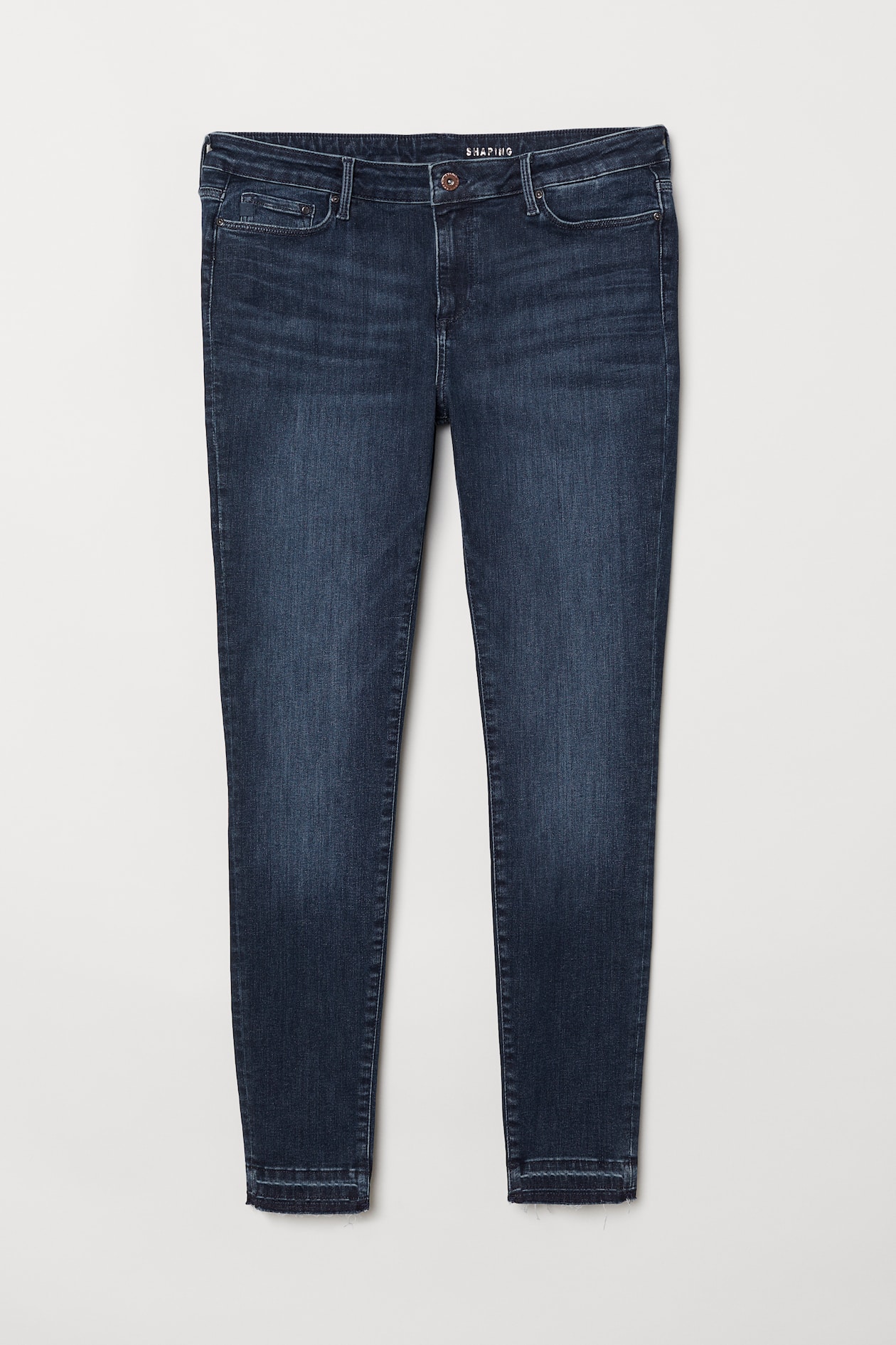 H&M+ Shaping Skinny Jeans - Regular waist - Dark blue - Ladies | H&M US