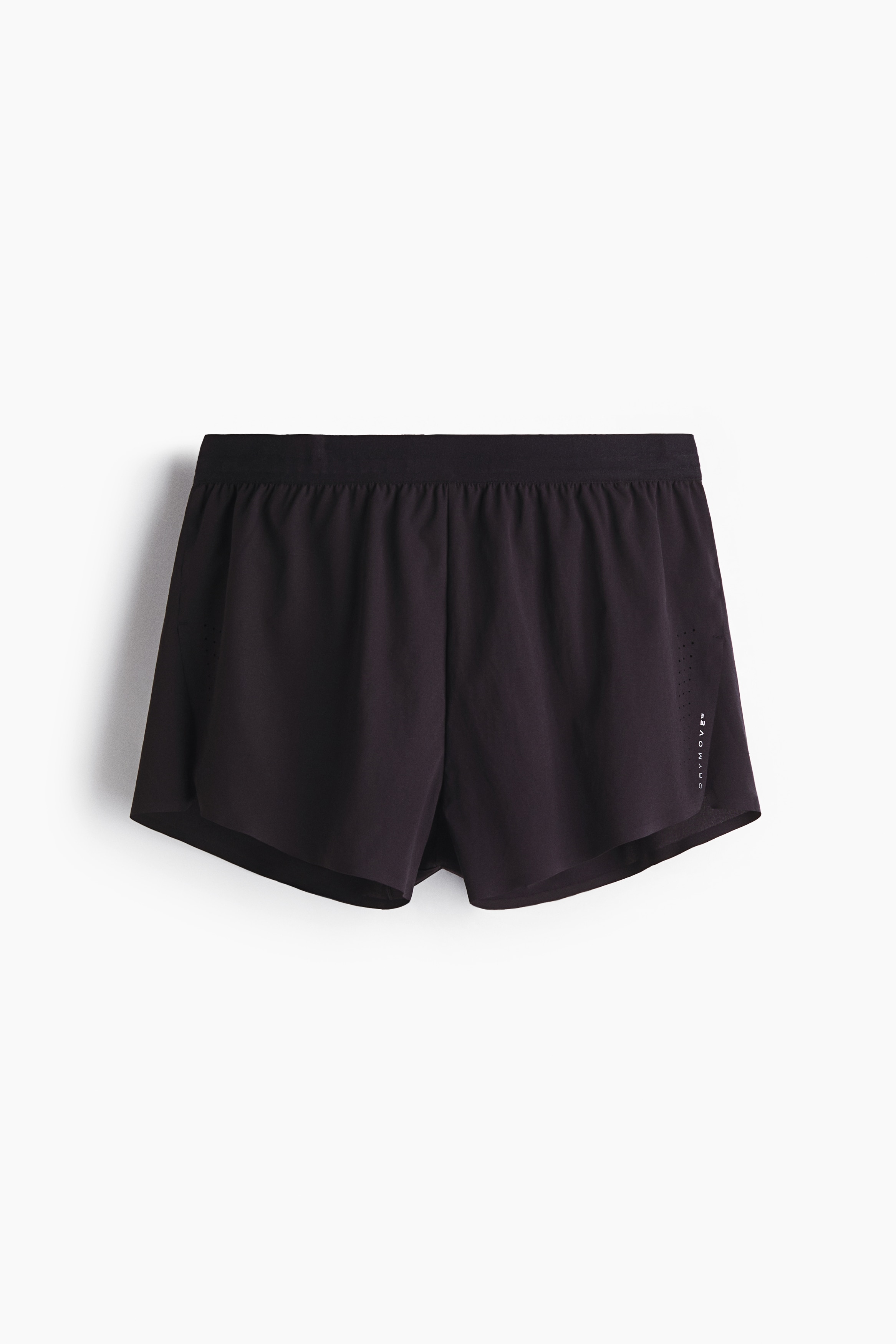 Short de running court DryMove™ - Noir/Gris clair