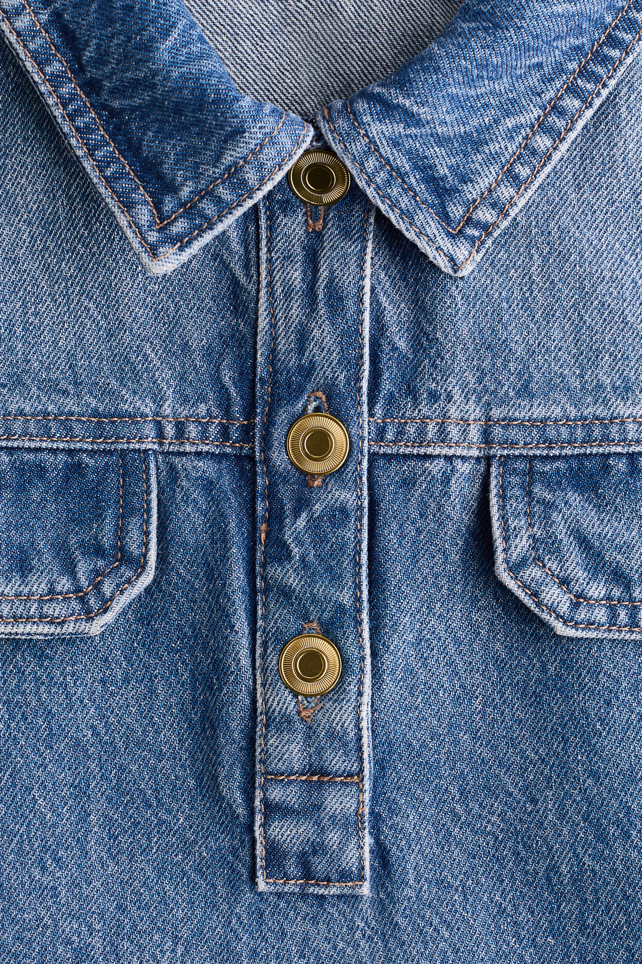 Ver imagen más grande: Vestido denim con cuello camisero - Denim blue - MUJER | H&M ES 2