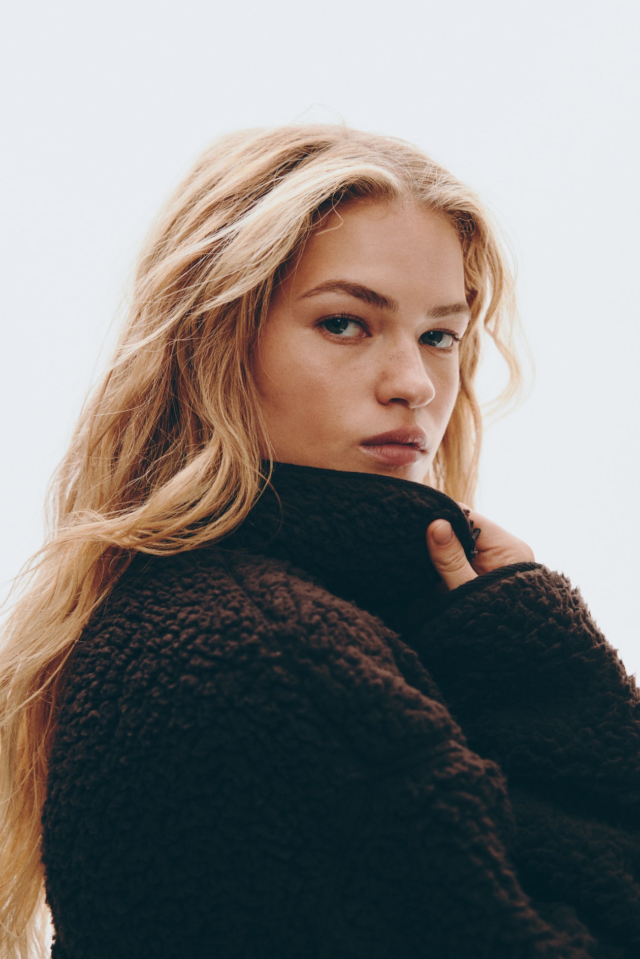 Half-Zip Teddy Fleece Sweatshirt - image 2