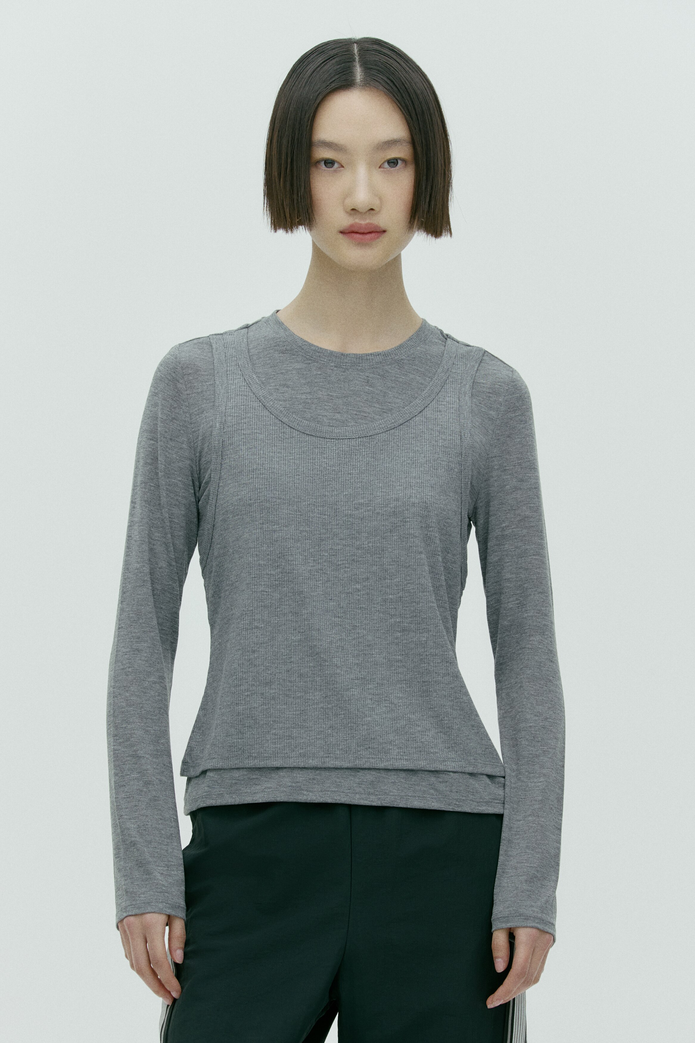 レディース 長袖トップス | グレー・灰 | H&M JP