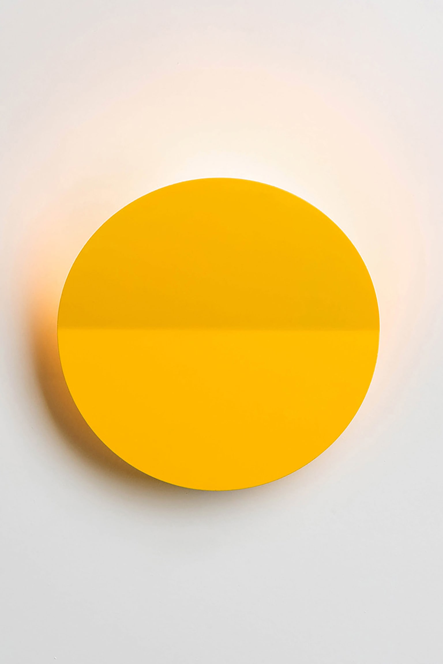 Round Diffused Wall Light - Yellow - 1