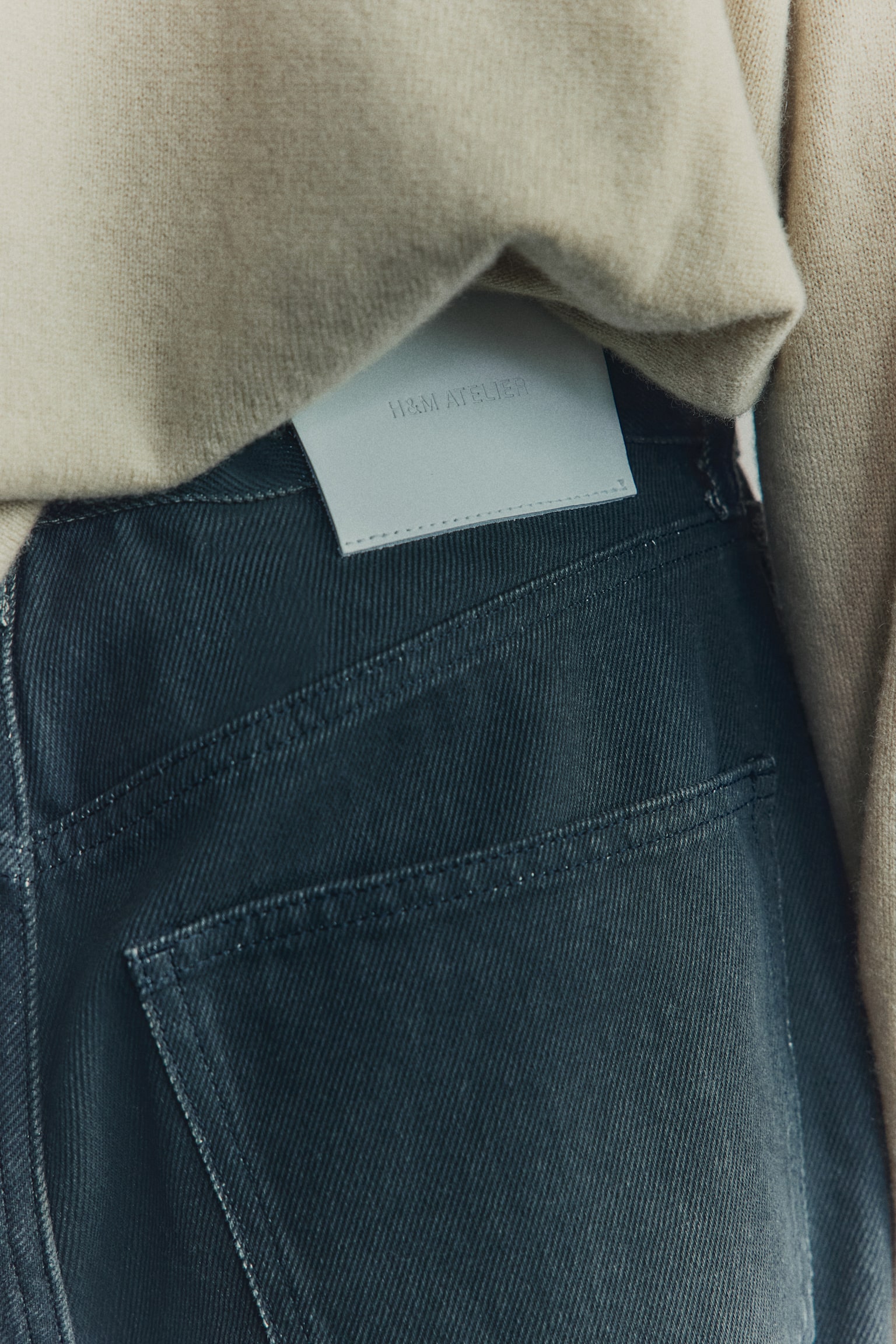 Straight Regular Jeans - Czarny - 3