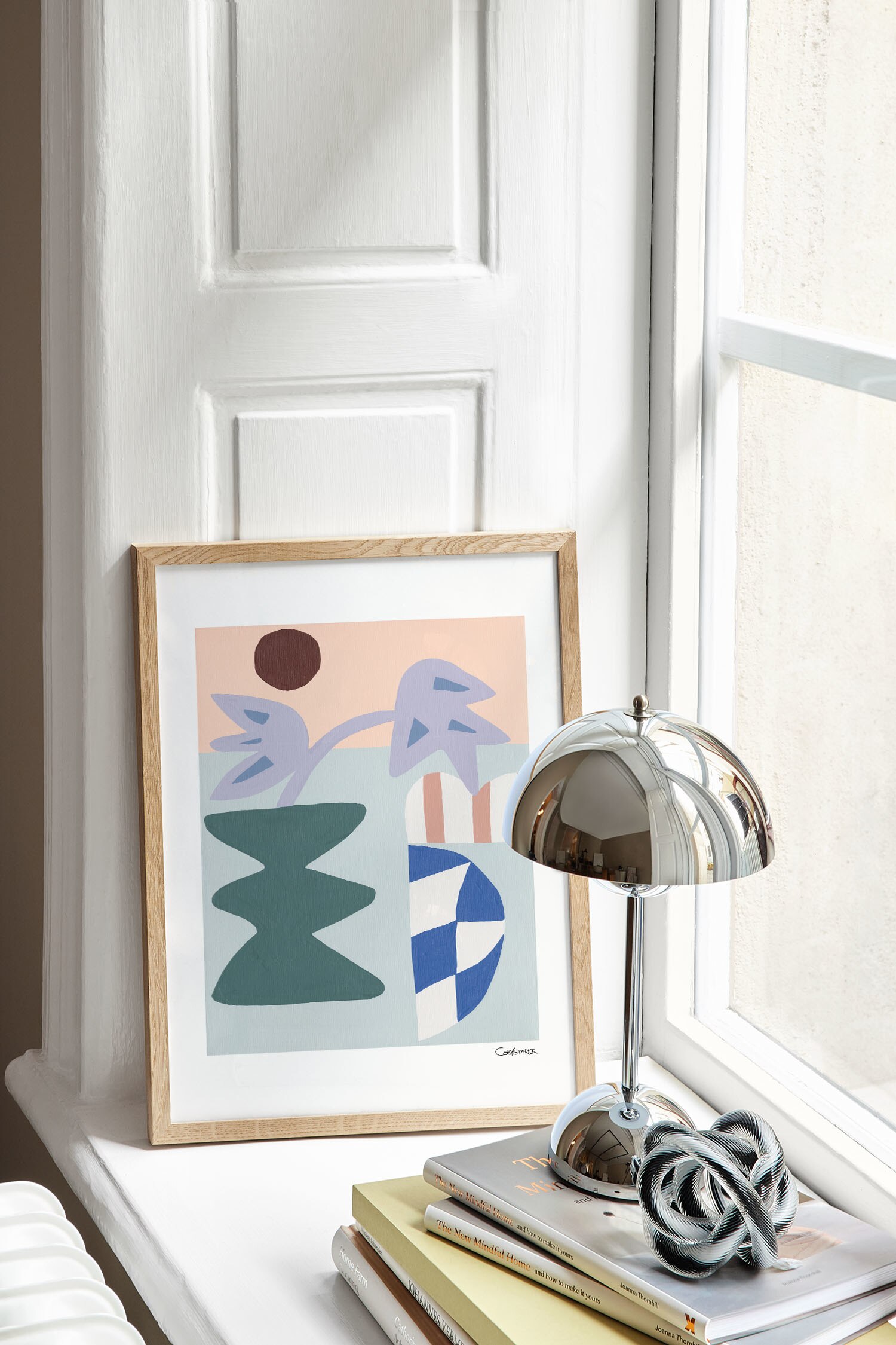 Plant Fizz Poster - Blue/green