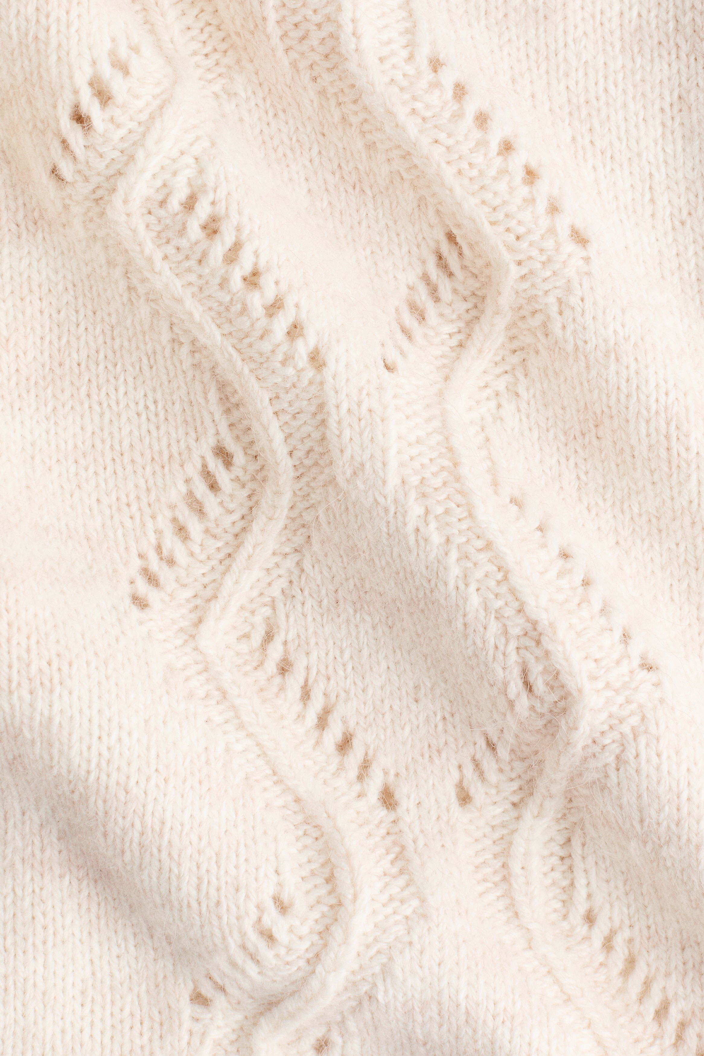 Pointelle-knit cardigan