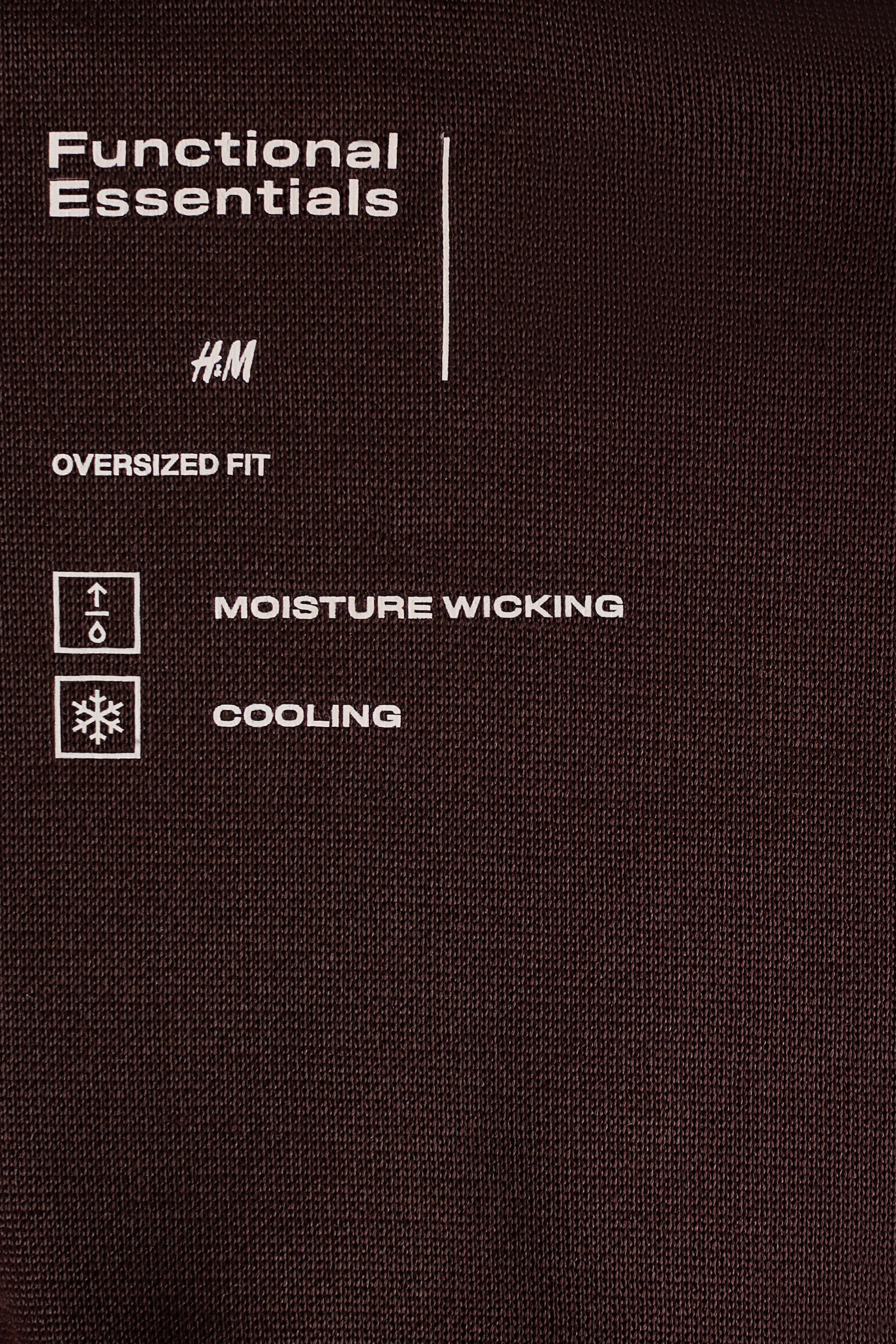 Ingrandisci l'immagine: T-shirt traspirante Oversize Fit - Marrone scuro - DONNA | H&M CH 7