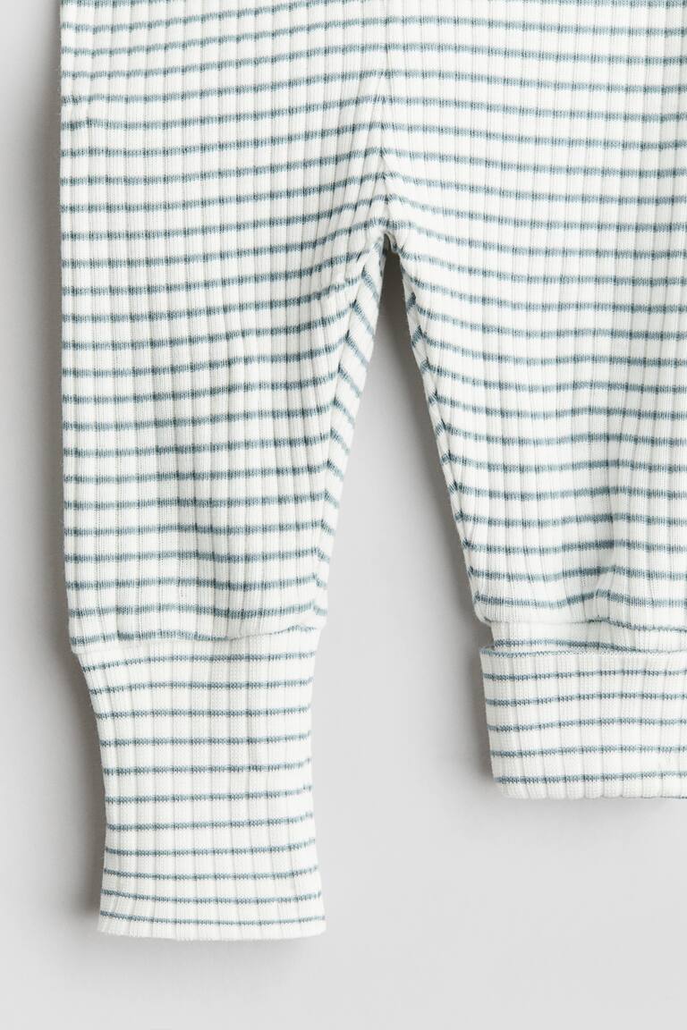 Turquoise/Striped 3-piece room-to-grow set for kids | H&M GB