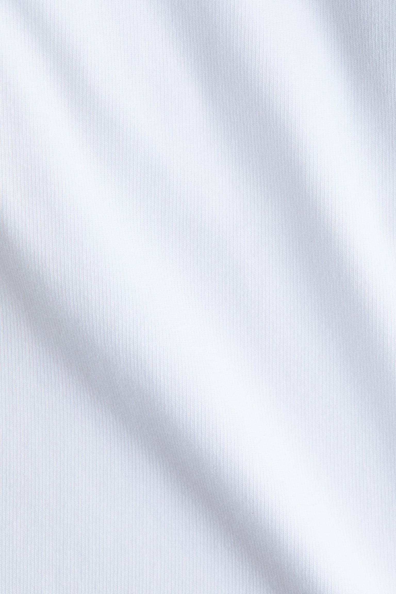 Integral-bra cotton vest top - White - 2