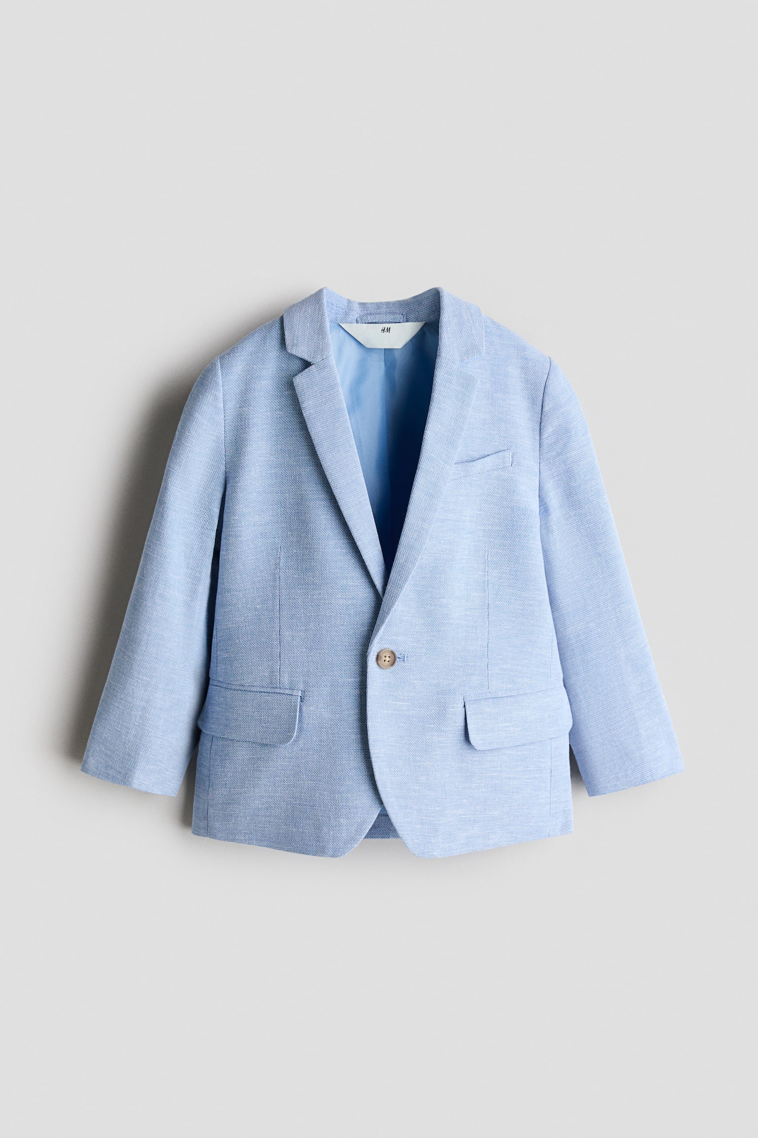 Saco de botonadura sencilla - Azul jaspeado claro/Verde menta/Beige claro/Azul marino