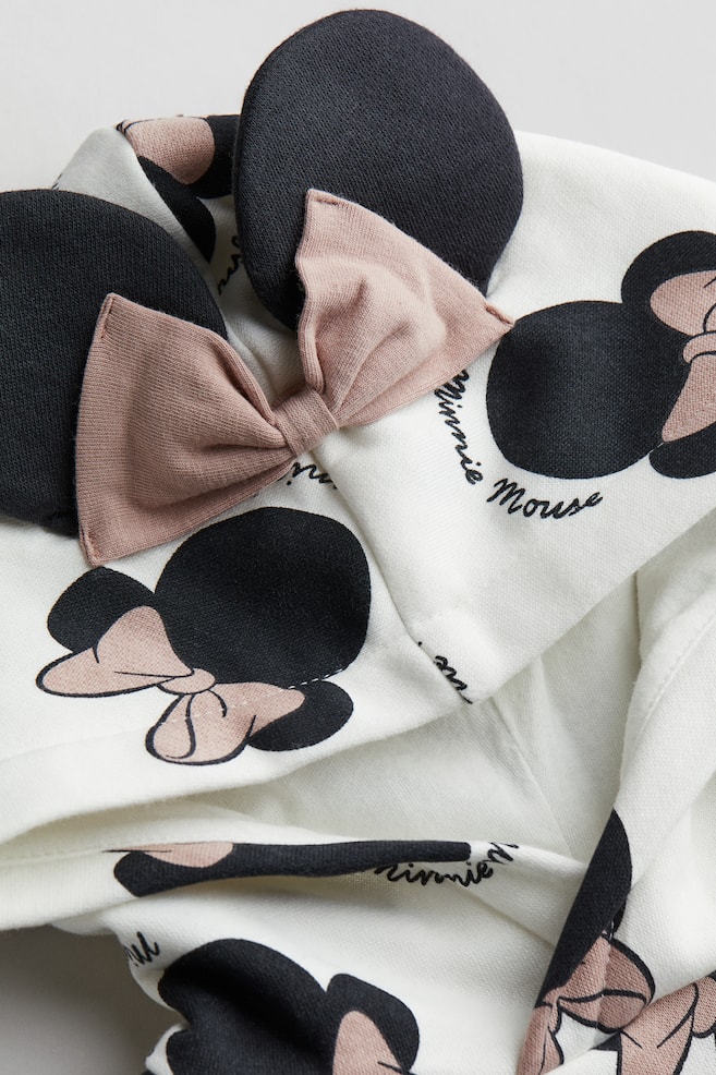 2-piece hoodie and leggings set - Dusty pink/Minnie Mouse/Cream/Minnie Mouse/Light pink/Minnie Mouse - 3