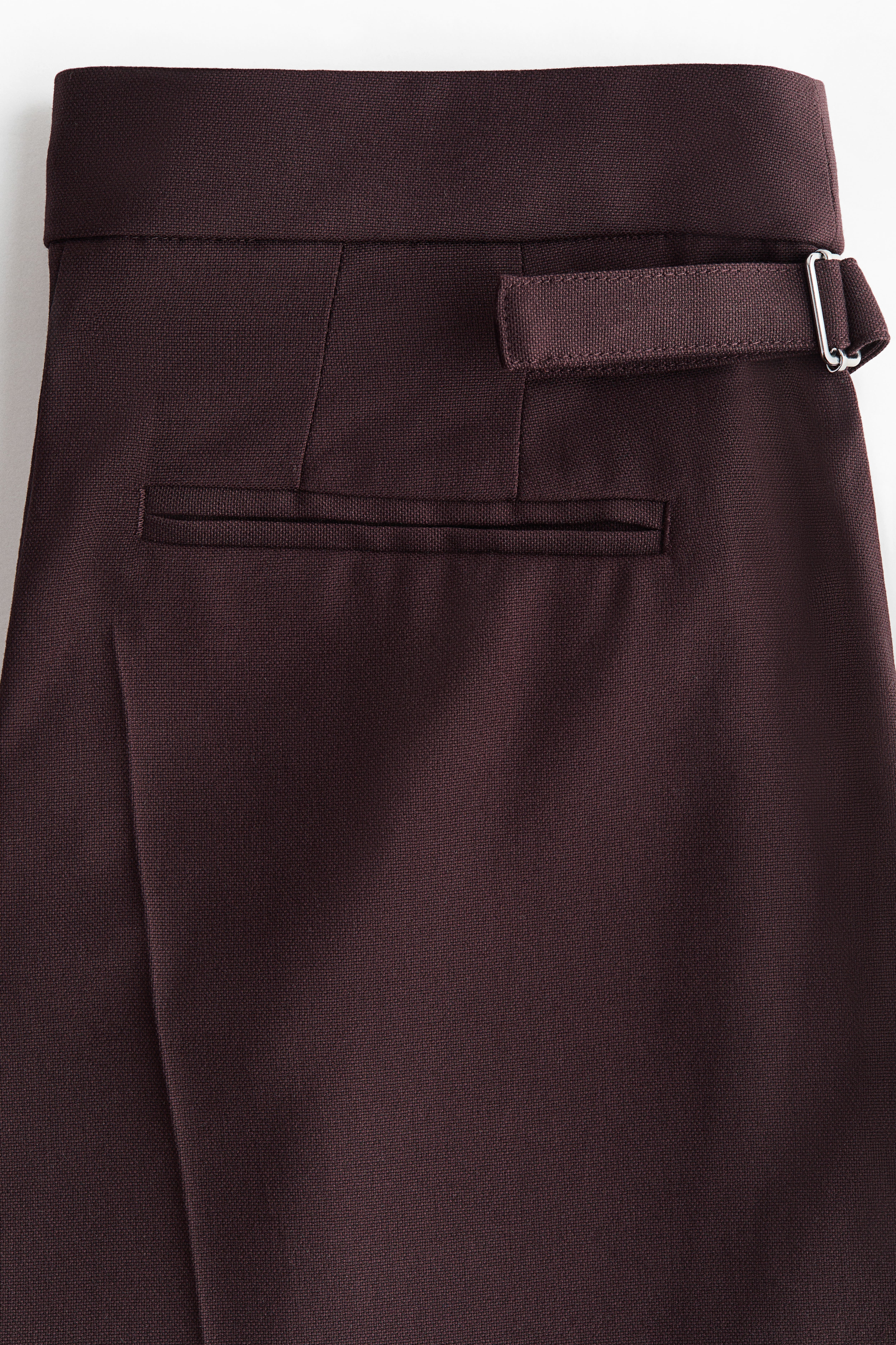 Pantalon à pinces avec pattes
