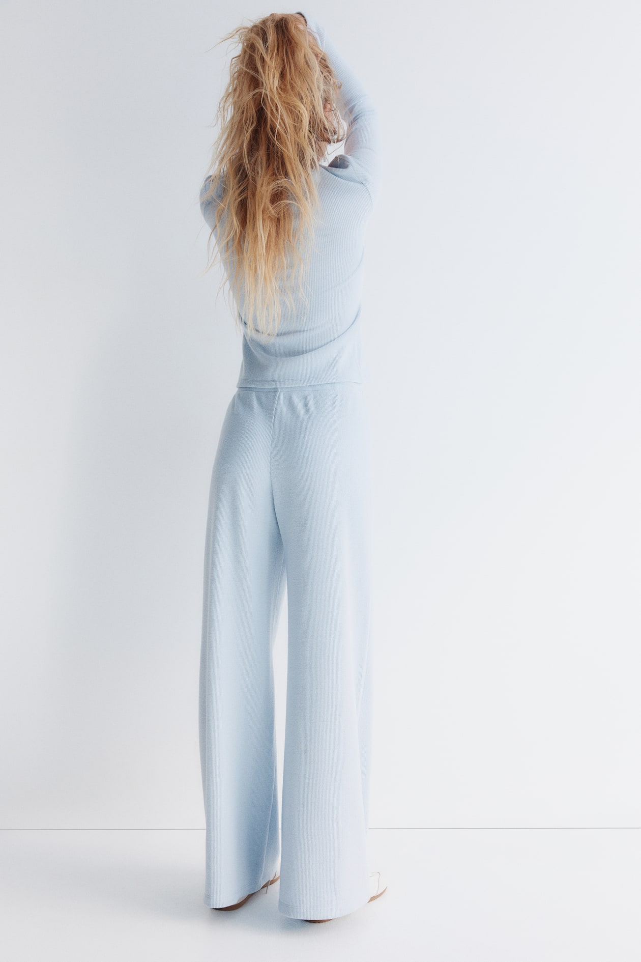 Waffled Drawstring Pants - image 3
