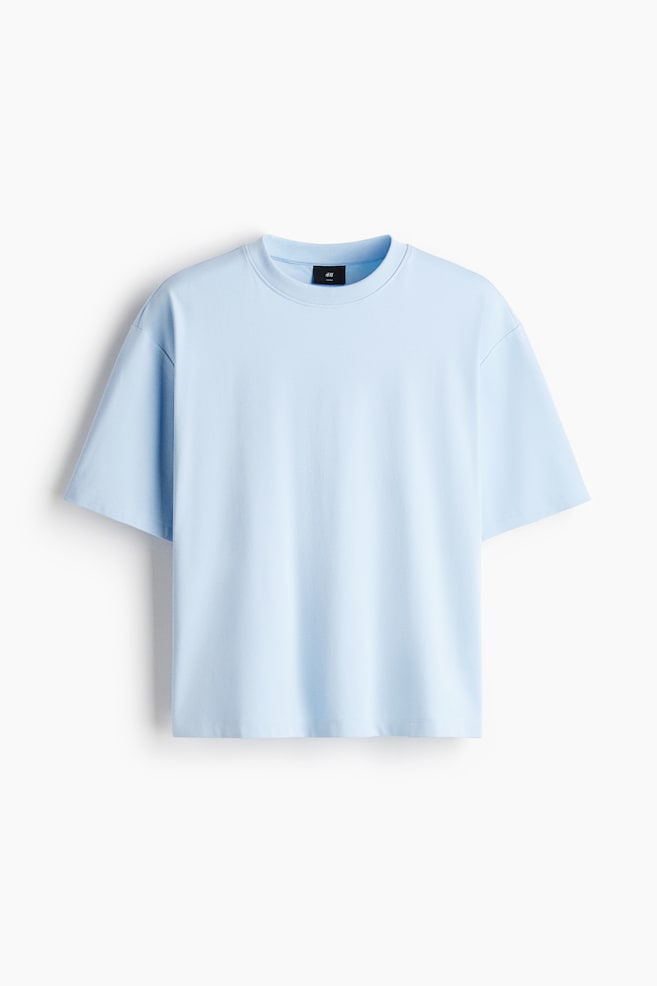 Oversized-Fit T-Shirt - Light blue - 1