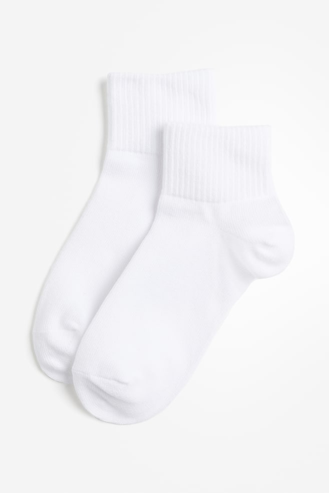 3-pack DryMove™ sports socks - White/Black - 1