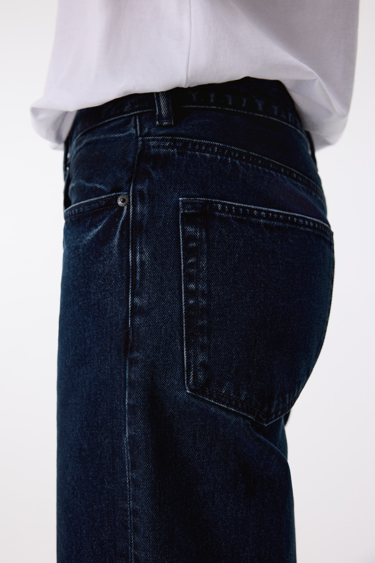 Loose Straight Jeans - Dark denim blue/Denim blue/Black/Denim blue/Denim blue/Brown/Dark grey - 4