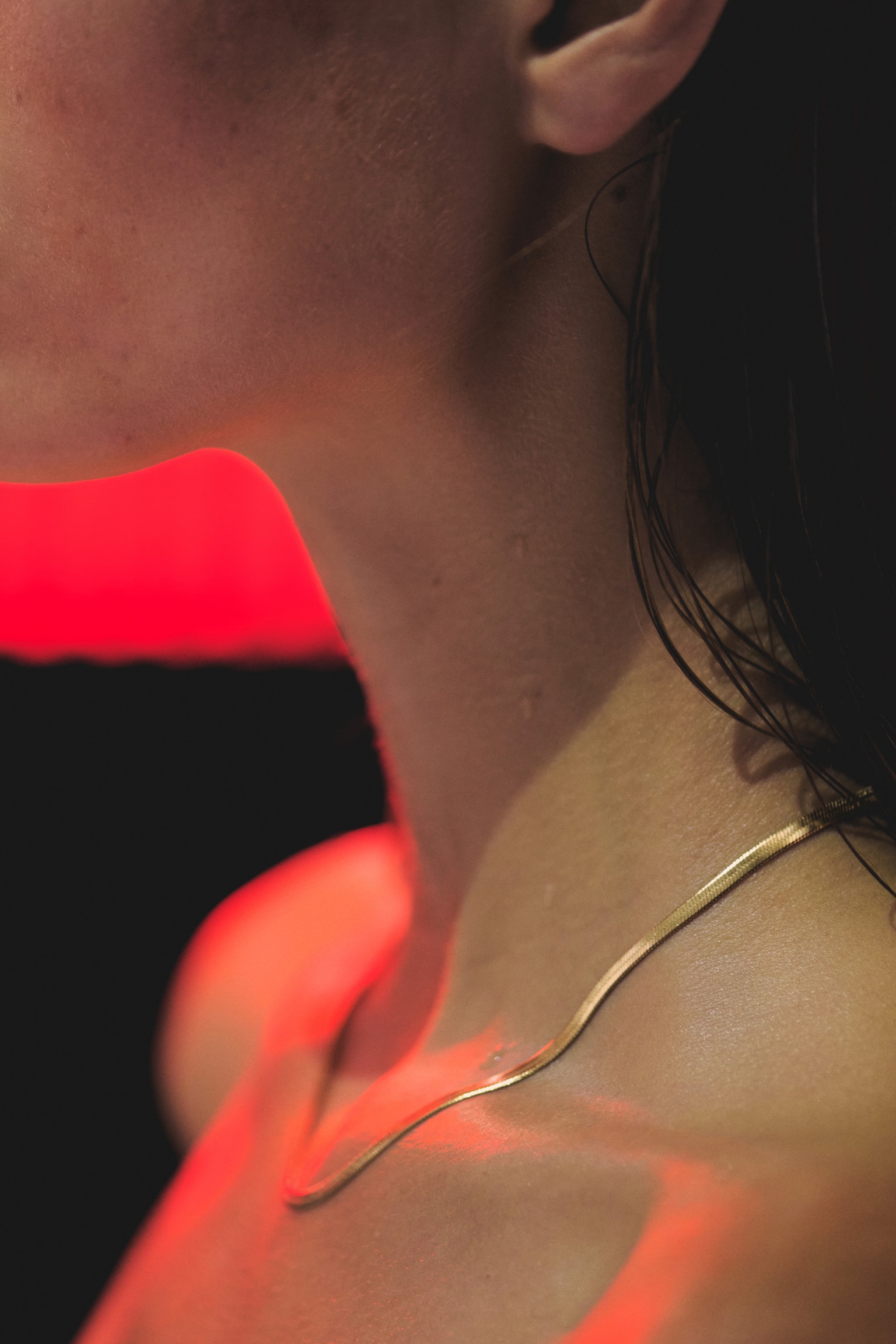 Waterproof necklace - Gold-coloured - 5